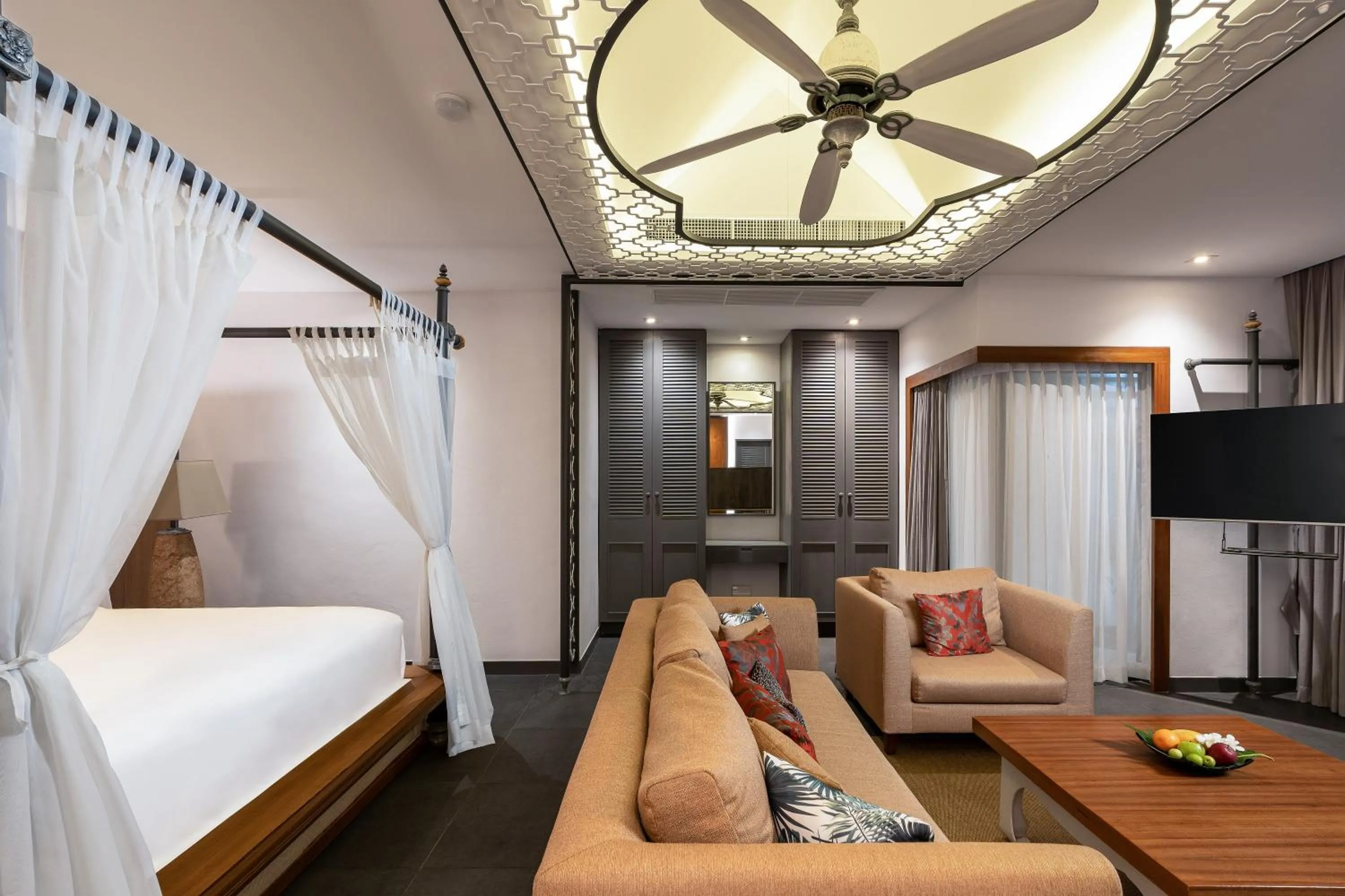 Living room, Bed in Dewa Phuket Resort & Villas