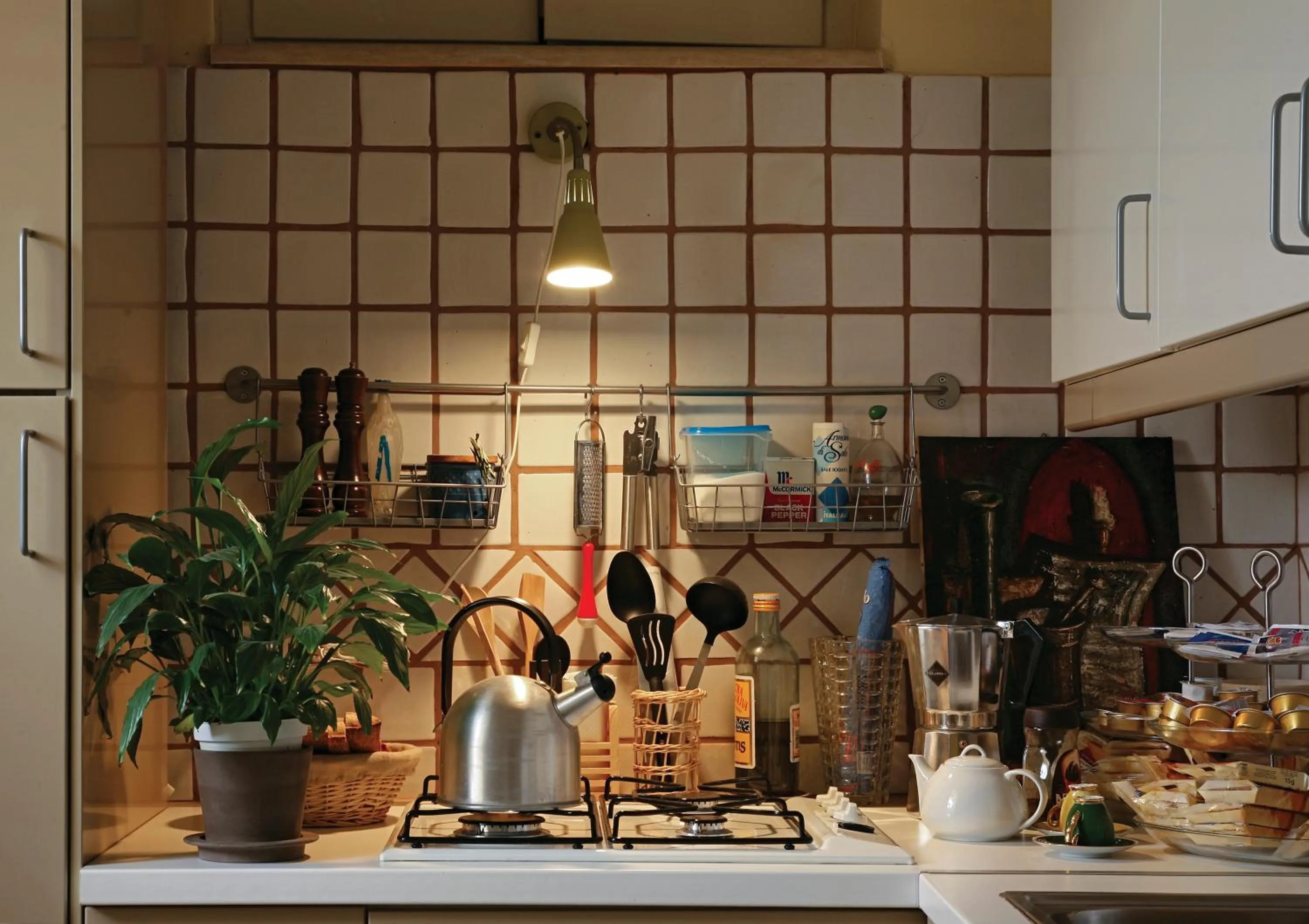 Kitchen or kitchenette in B&B Luna Caprese