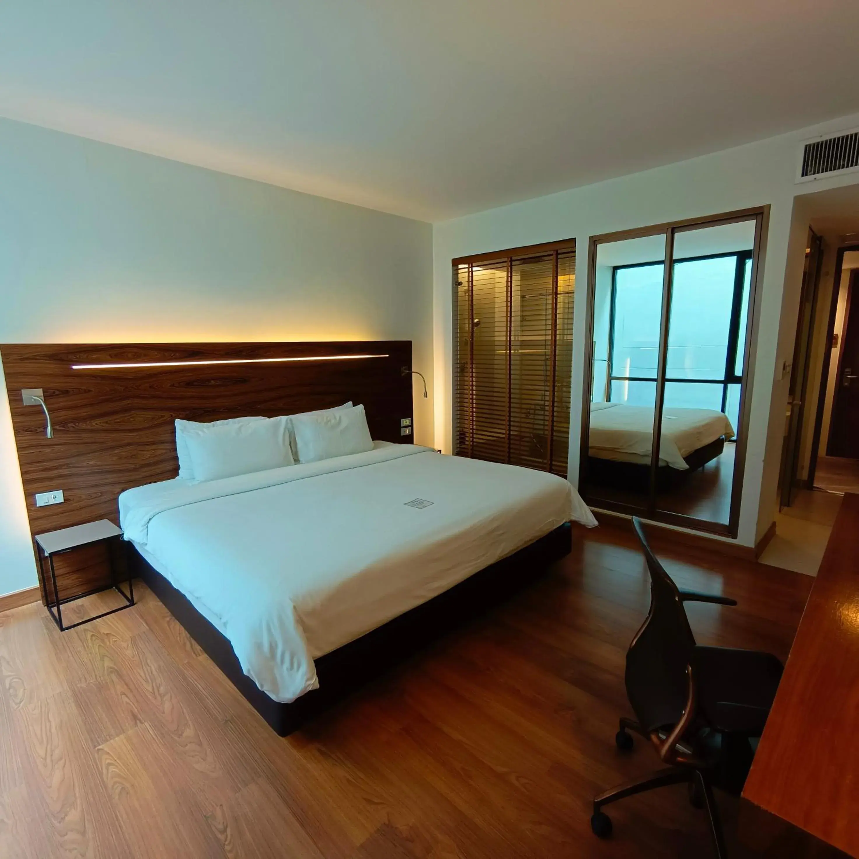 Bed in Sacha's Hotel Uno Bed in Sacha's Hotel Uno