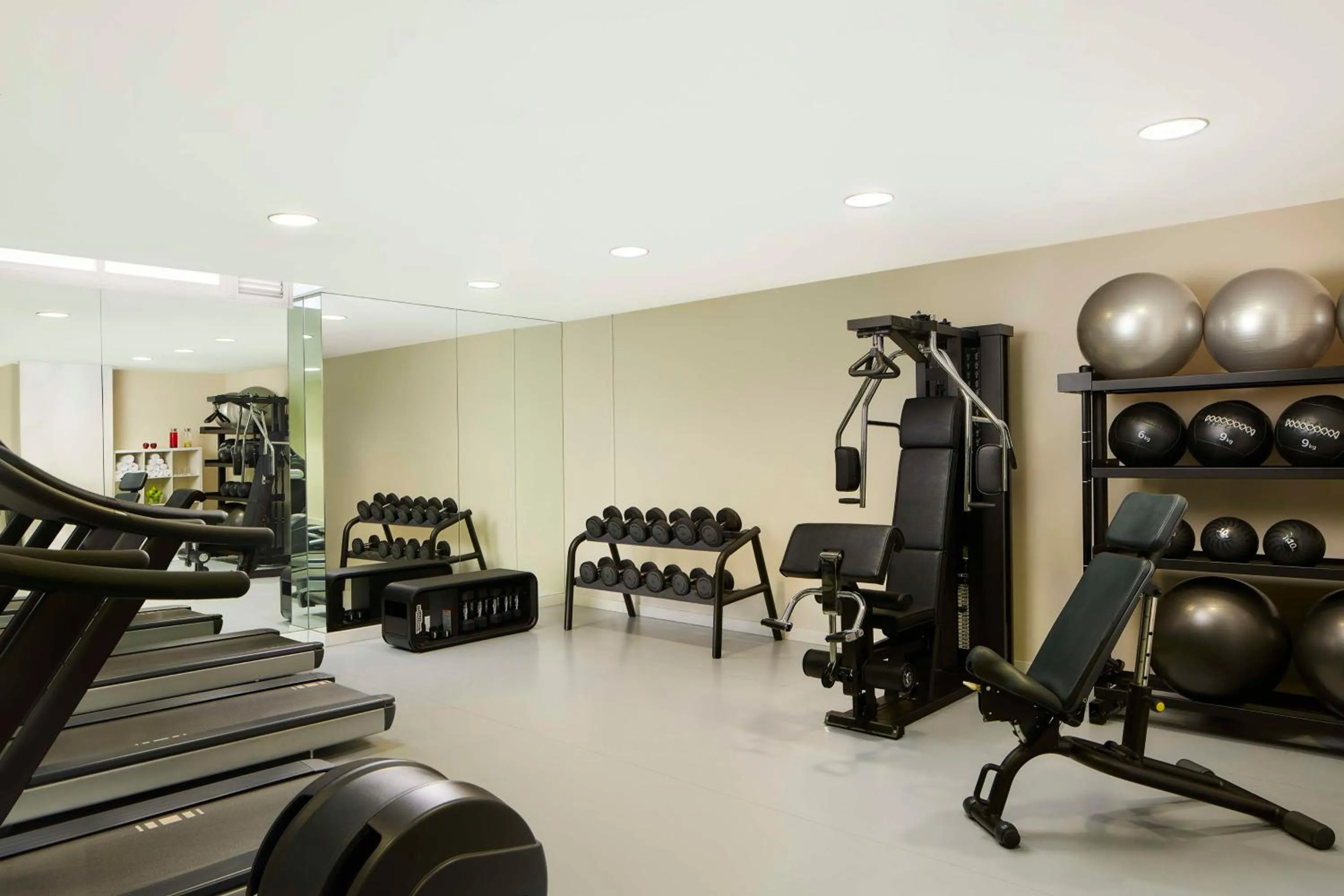 Fitness centre/facilities in NH Madrid Ribera del Manzanares