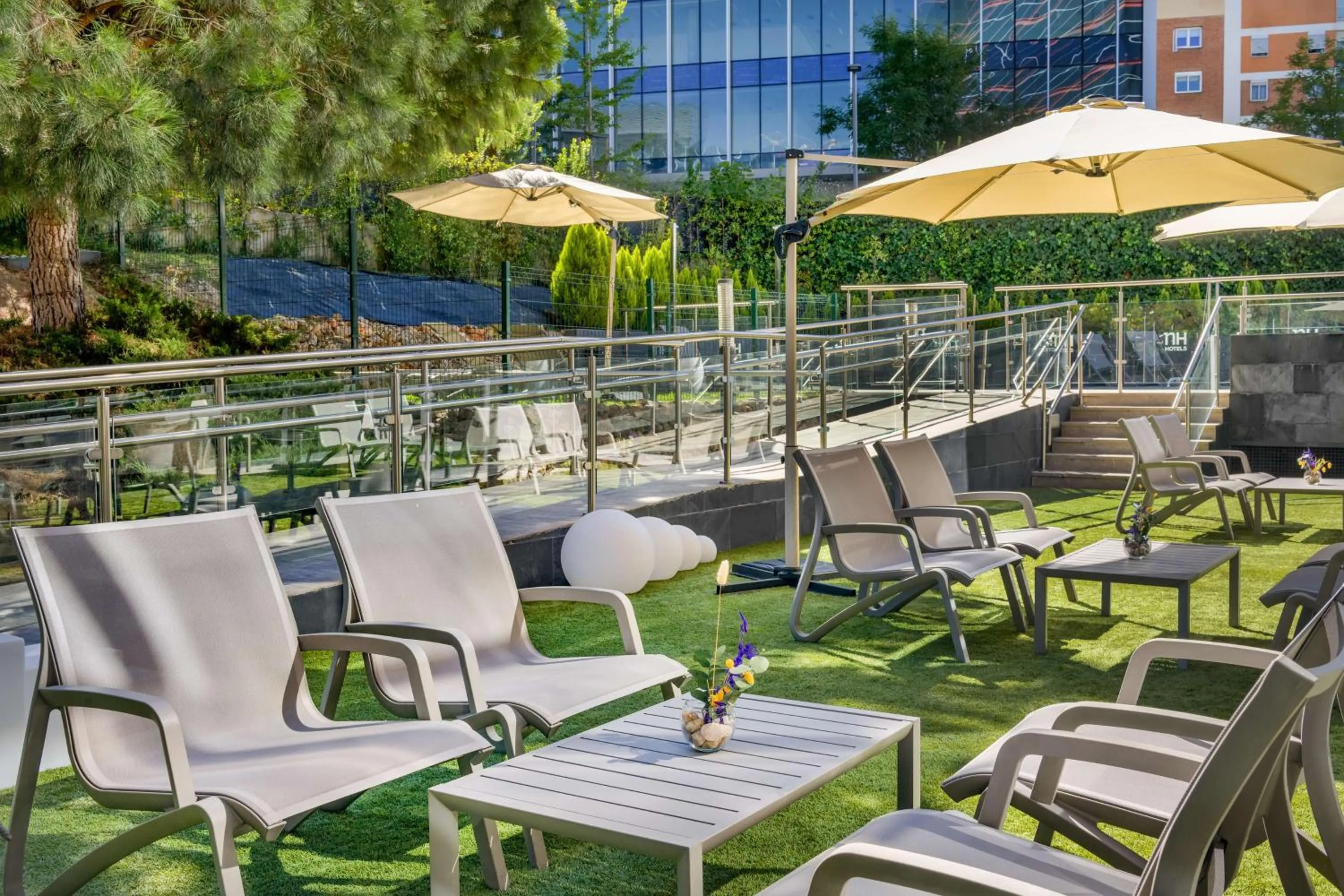 Balcony/Terrace in NH Madrid Ribera del Manzanares