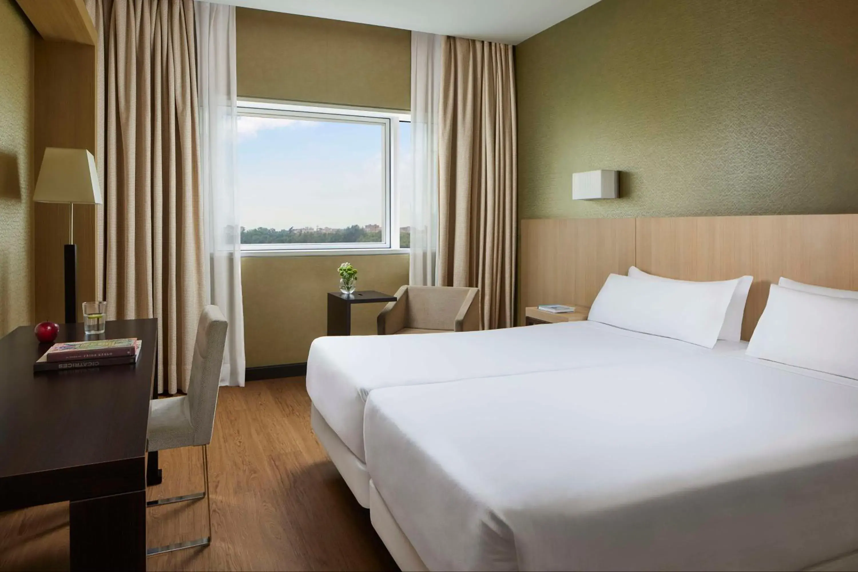 Bedroom, Bed in NH Madrid Ribera del Manzanares Bedroom, Bed in NH Madrid Ribera del Manzanares