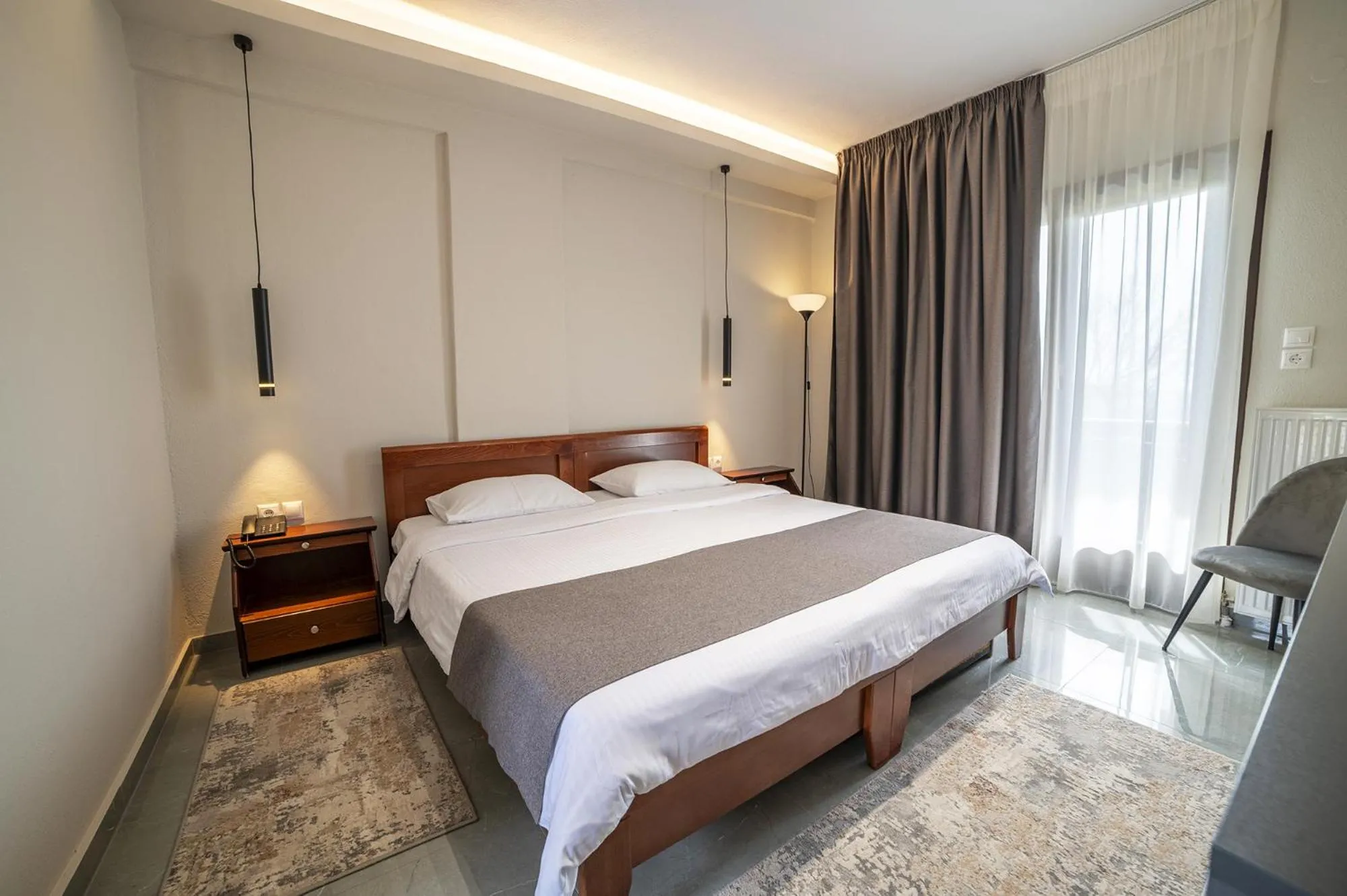 Bed in Agnantio Hotel & Spa