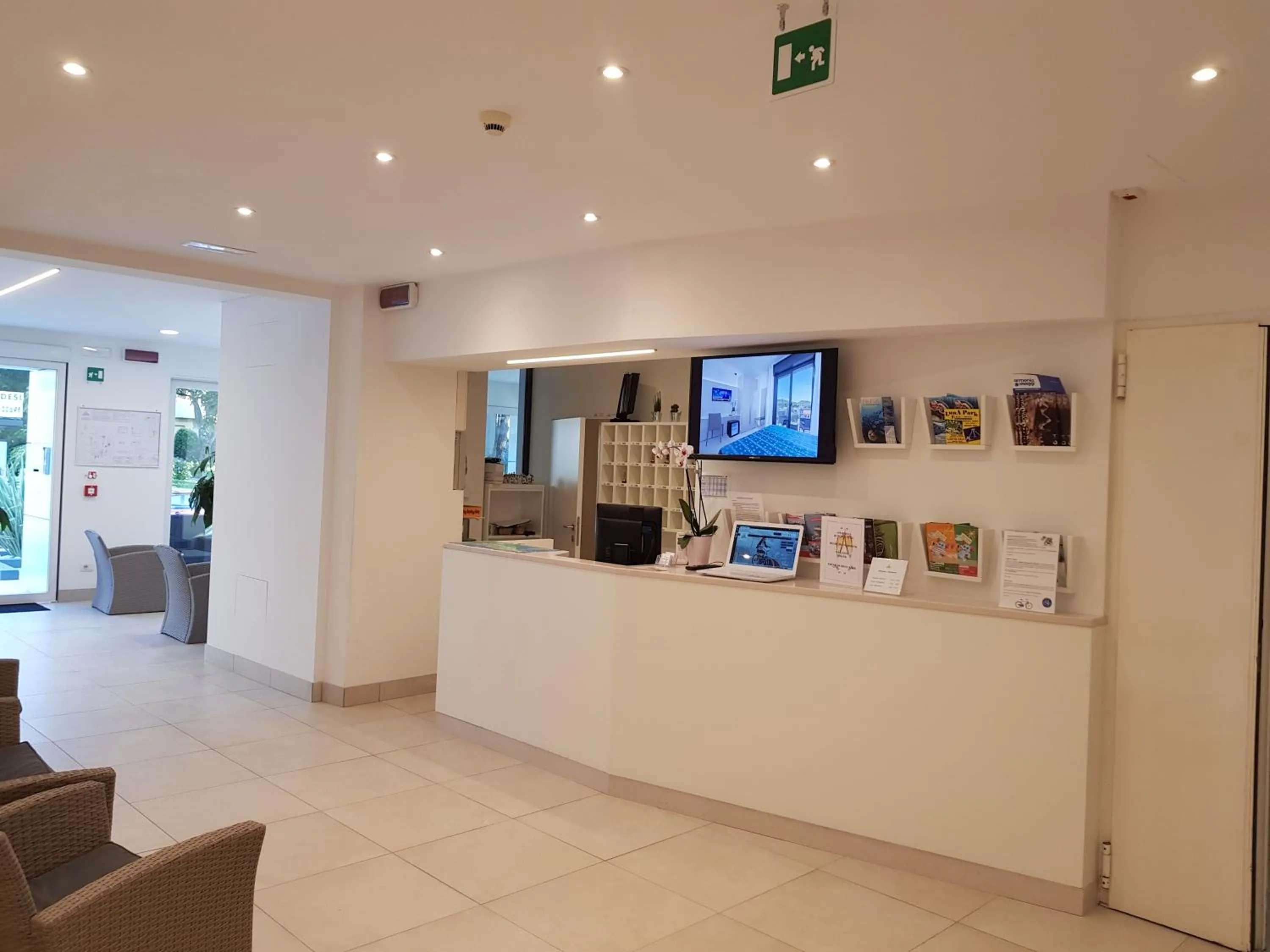 Lobby or reception in Hotel Helvetia