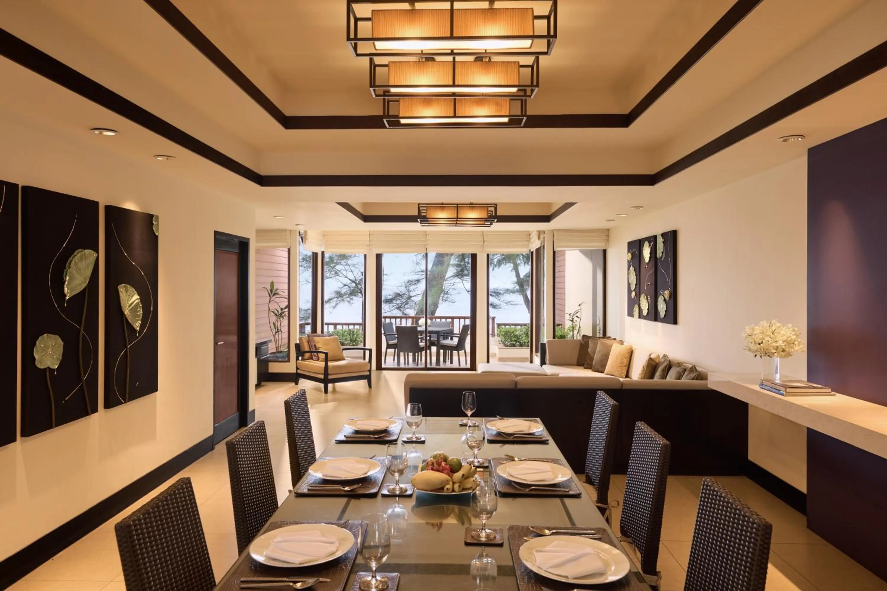 Living room in Dusit Thani Laguna Phuket