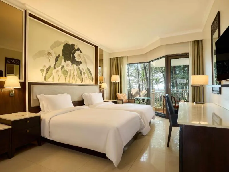 Bed in Dusit Thani Laguna Phuket