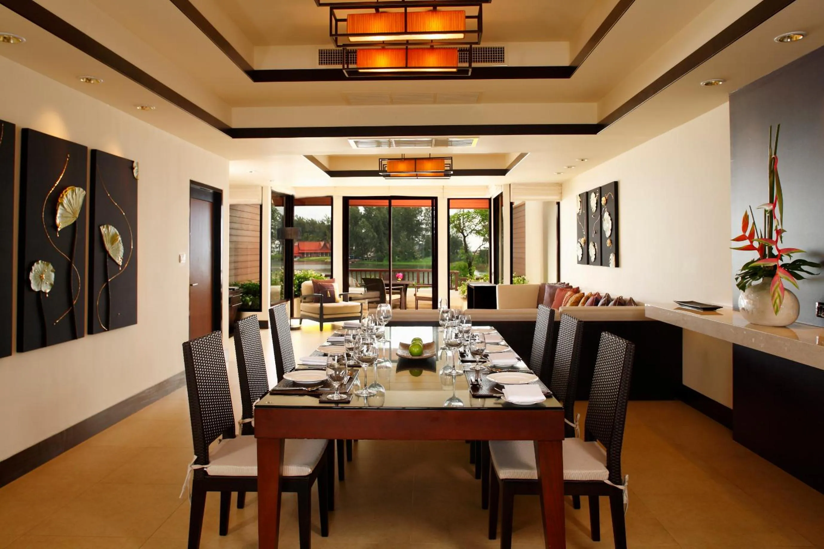 Living room in Dusit Thani Laguna Phuket