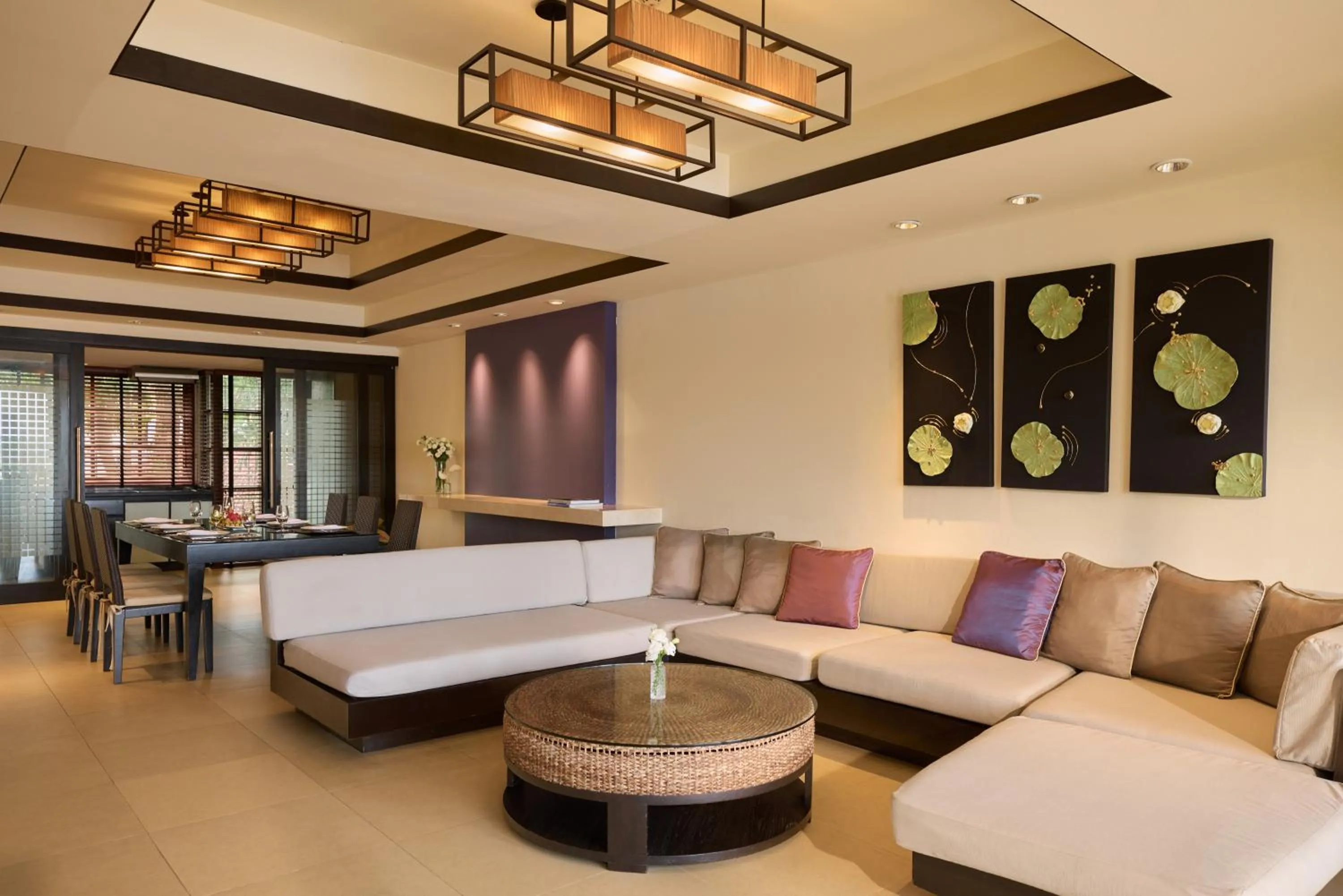 Living room, Bed in Dusit Thani Laguna Phuket