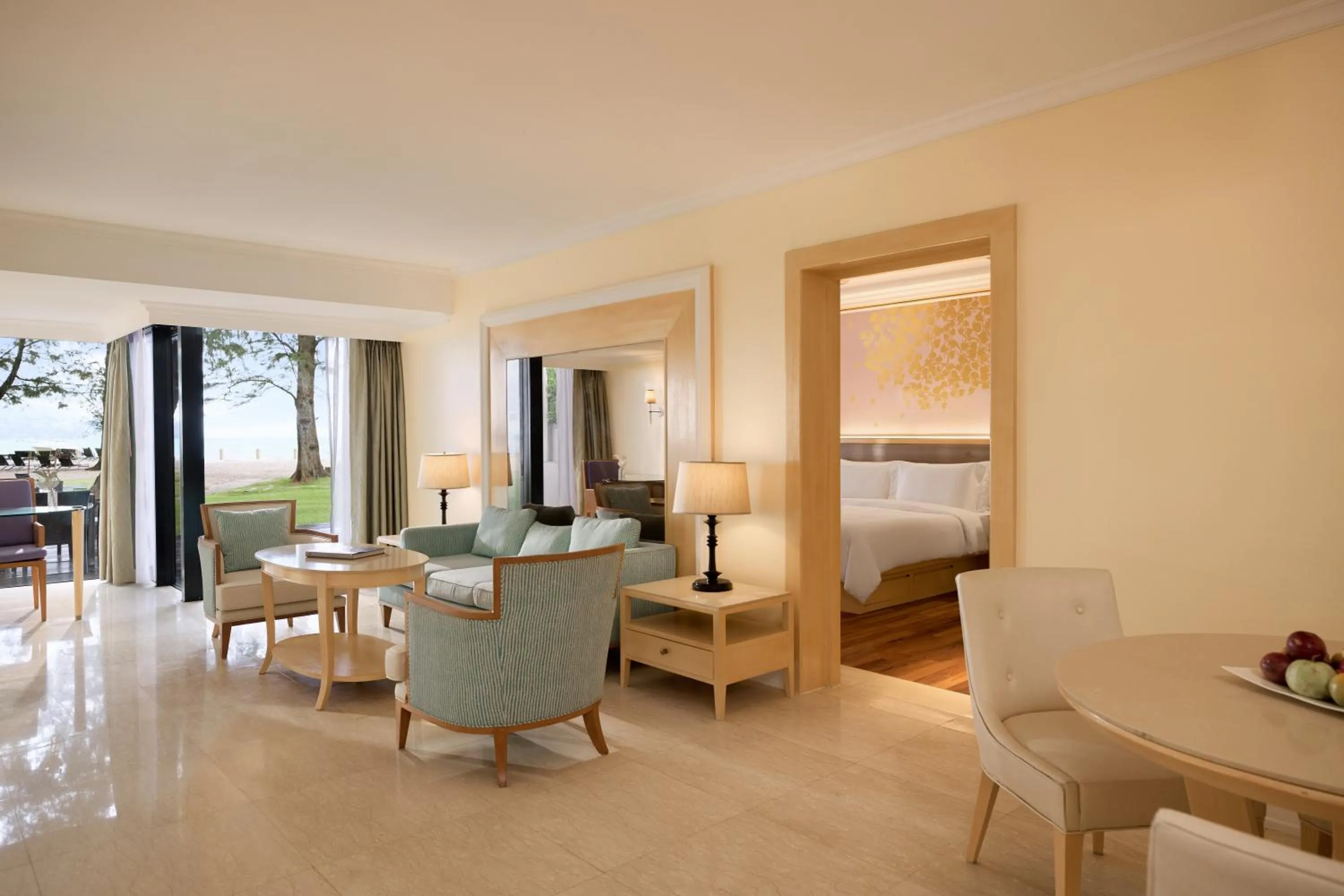 Living room in Dusit Thani Laguna Phuket