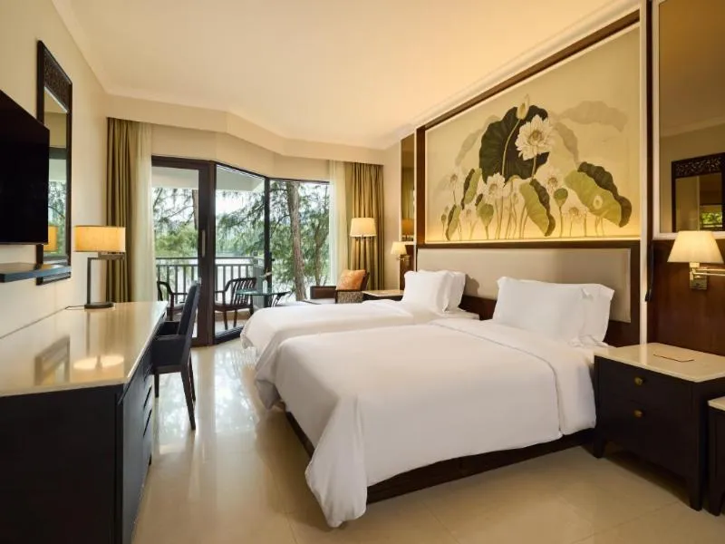 Bed in Dusit Thani Laguna Phuket