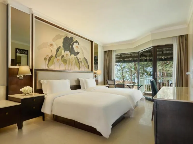 Bed in Dusit Thani Laguna Phuket
