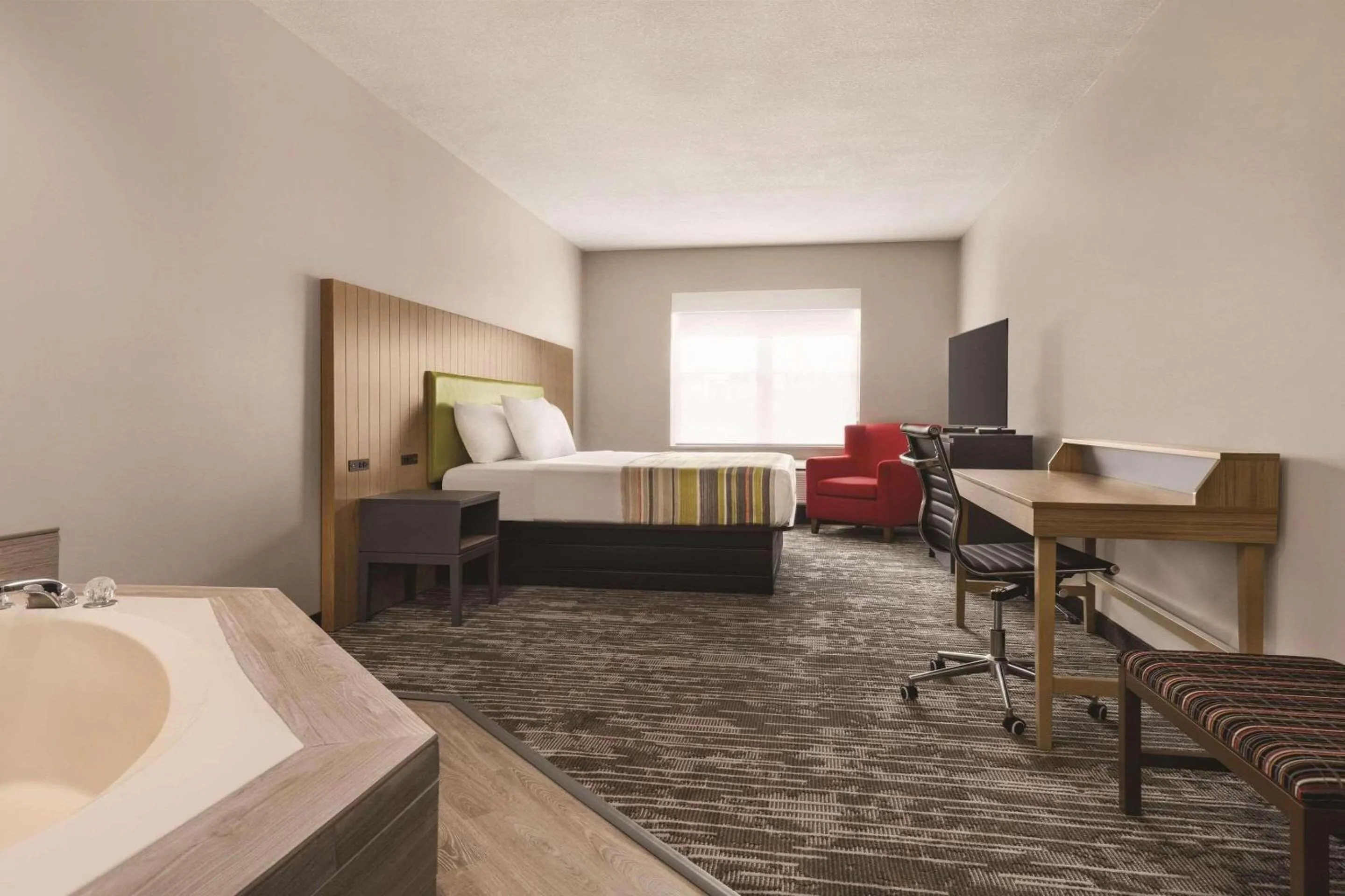 Bedroom, Bed in Country Inn & Suites by Radisson, Panama City, FL