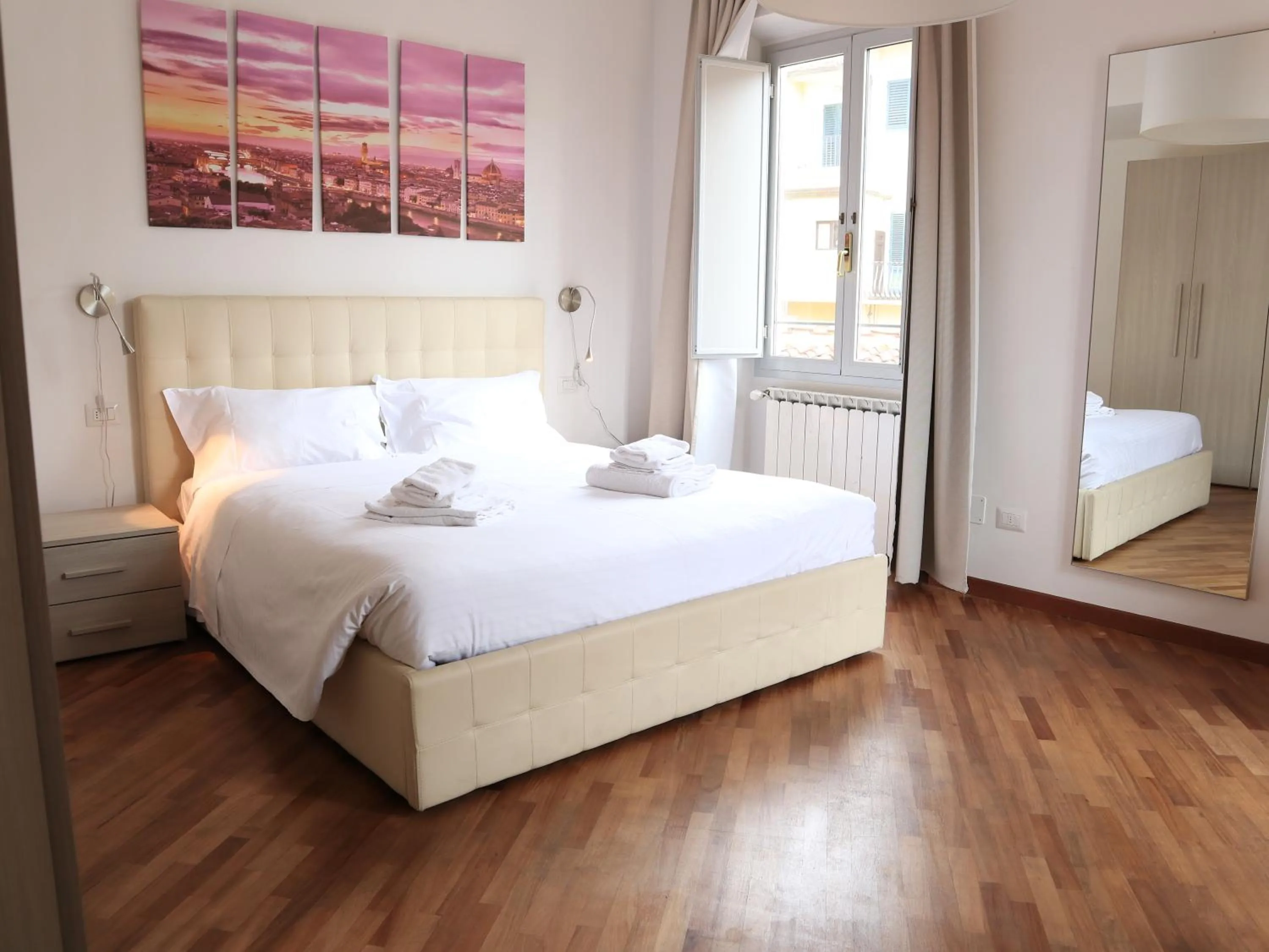 Bed in Le Tre Lune Suites