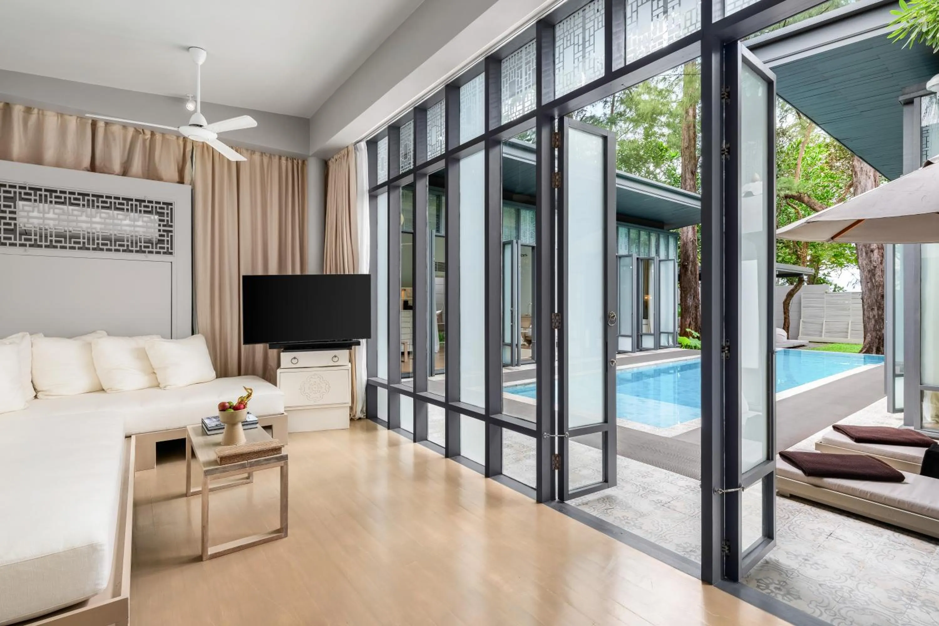 Living room in SALA Phuket Mai Khao Beach Resort