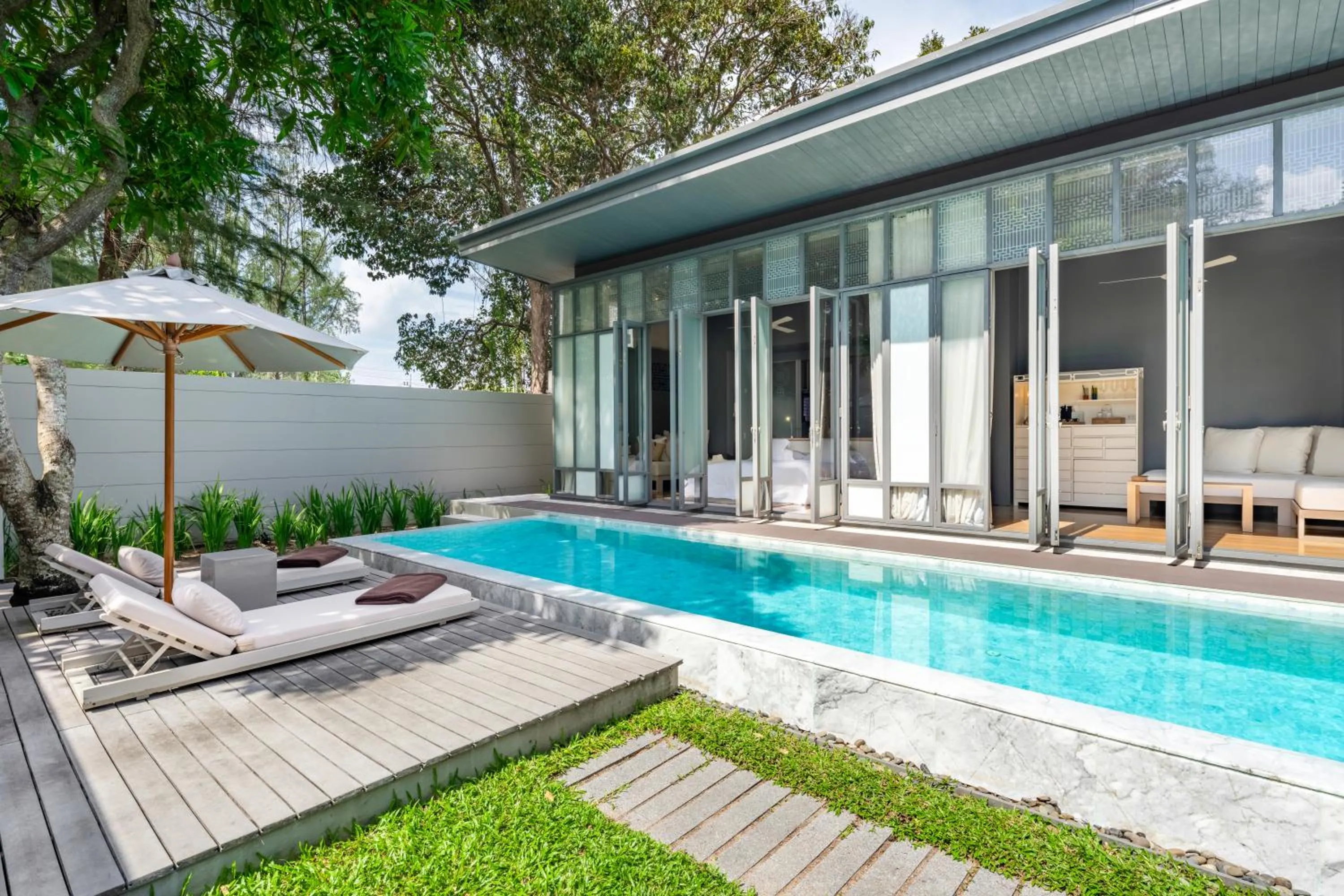 Pool view in SALA Phuket Mai Khao Beach Resort