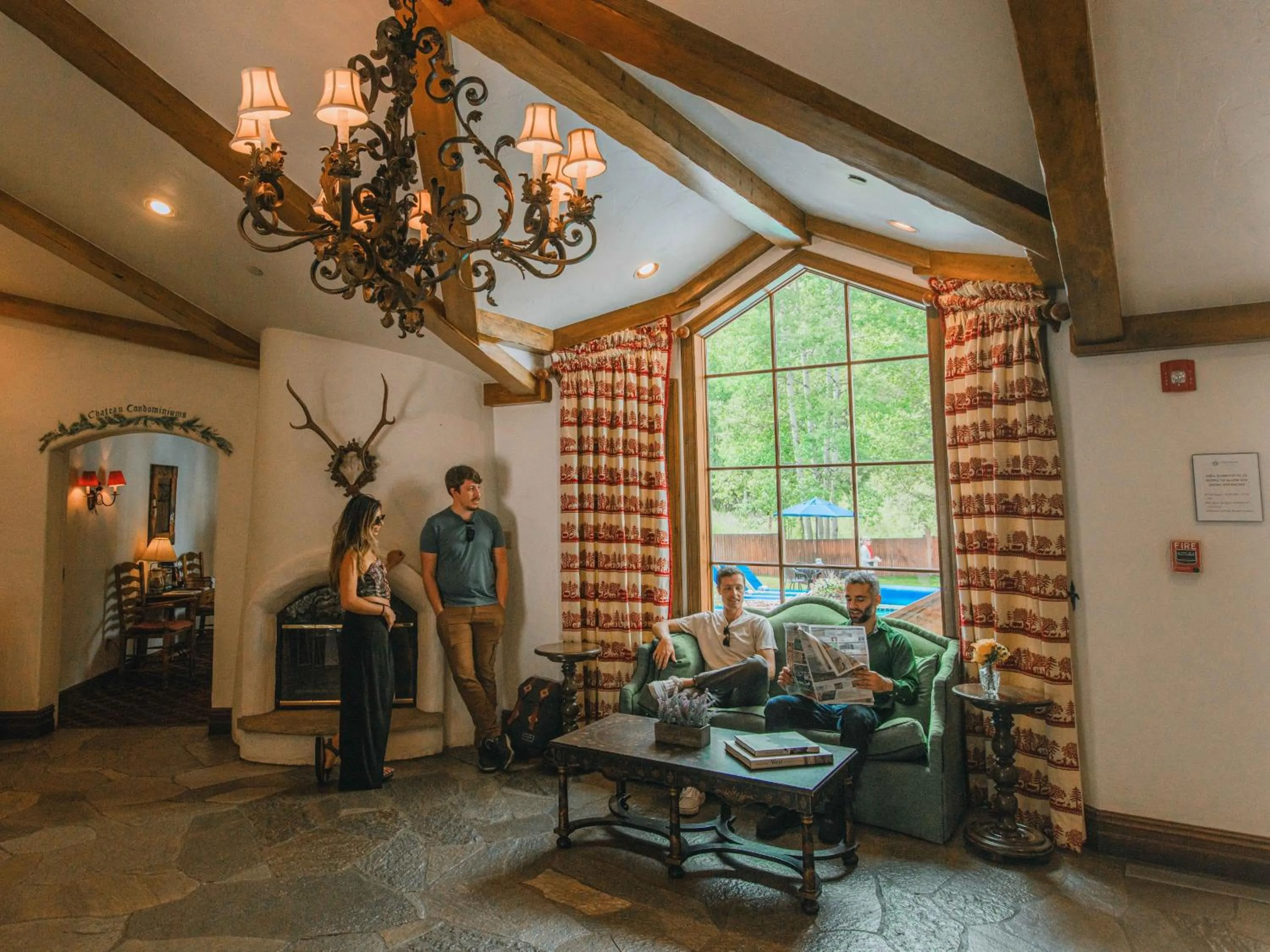 Living room in Christiania Lodge