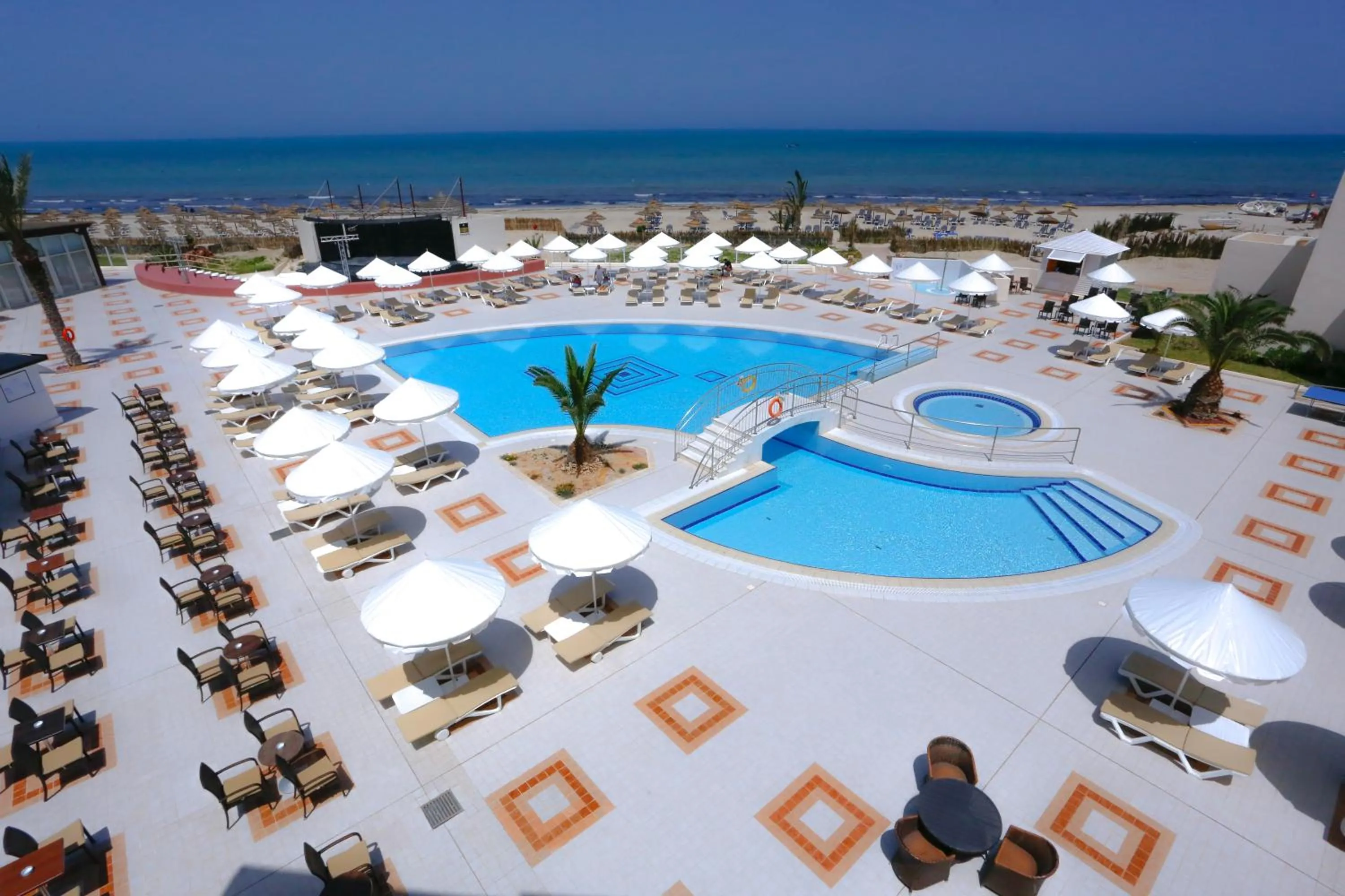Swimming pool in Telemaque Beach & Spa - Families and Couples Only