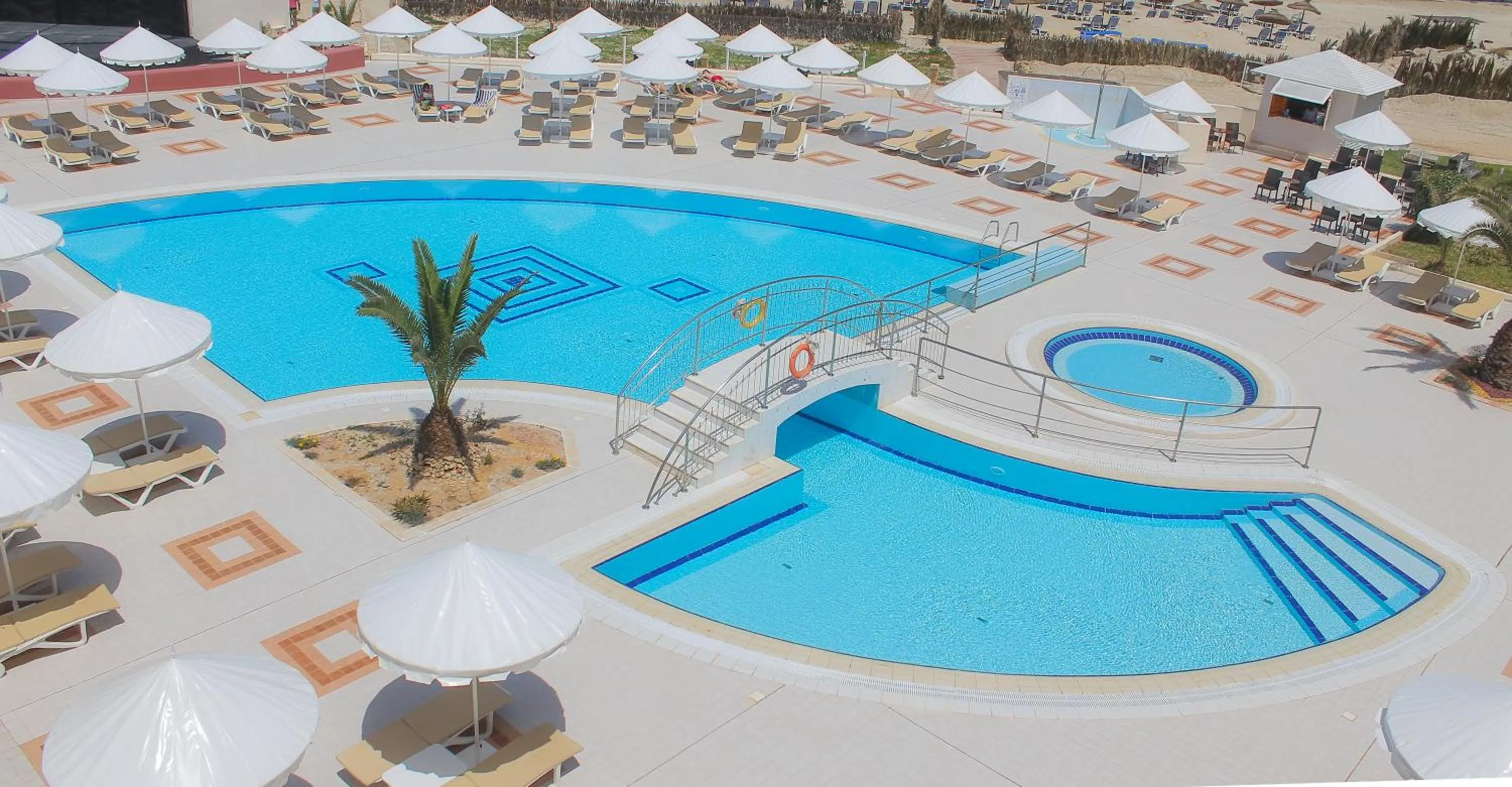 Swimming pool in Telemaque Beach & Spa - Families and Couples Only