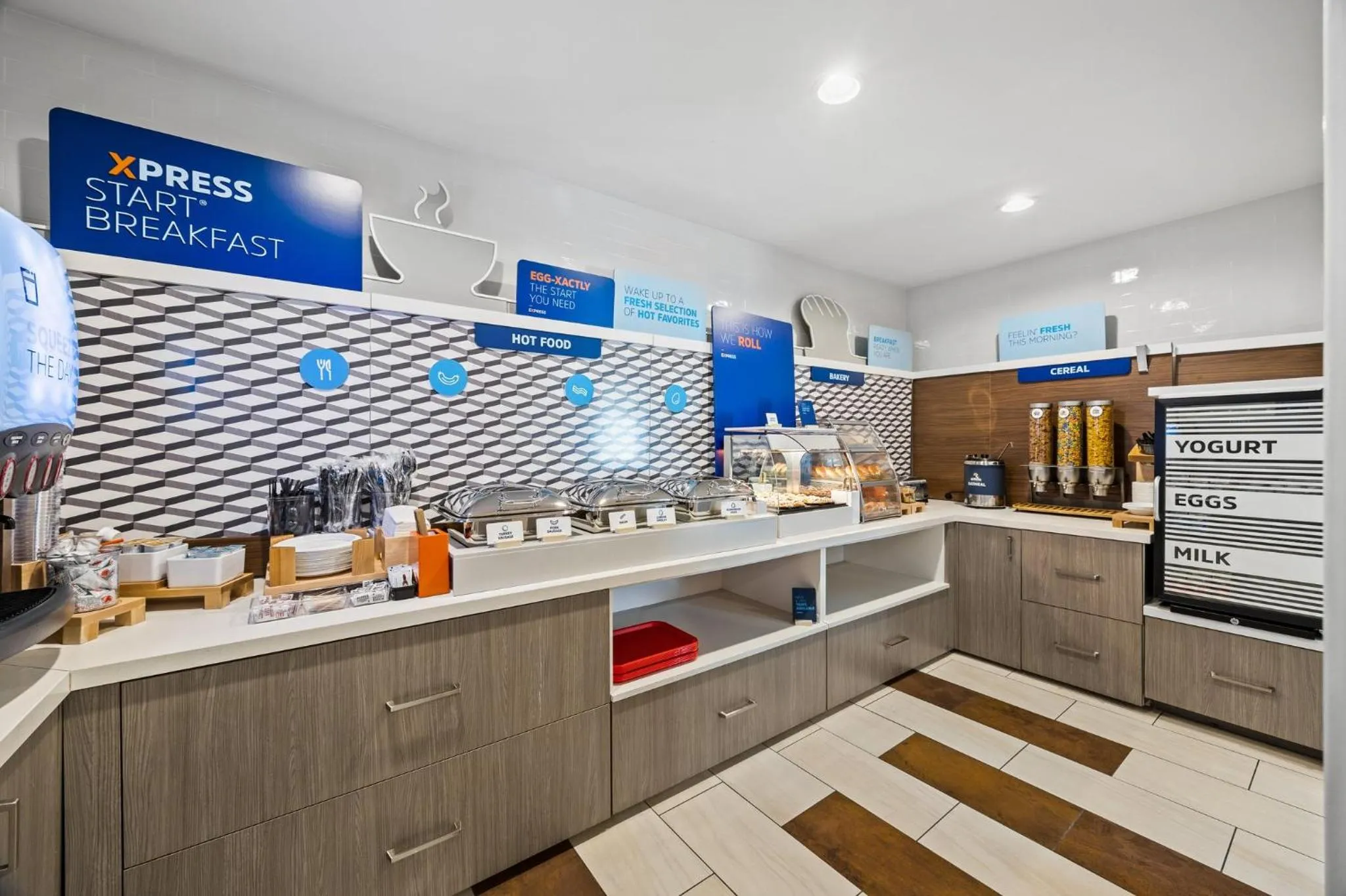 Breakfast in Holiday Inn Express - Sunnyvale - Silicon Valley by IHG