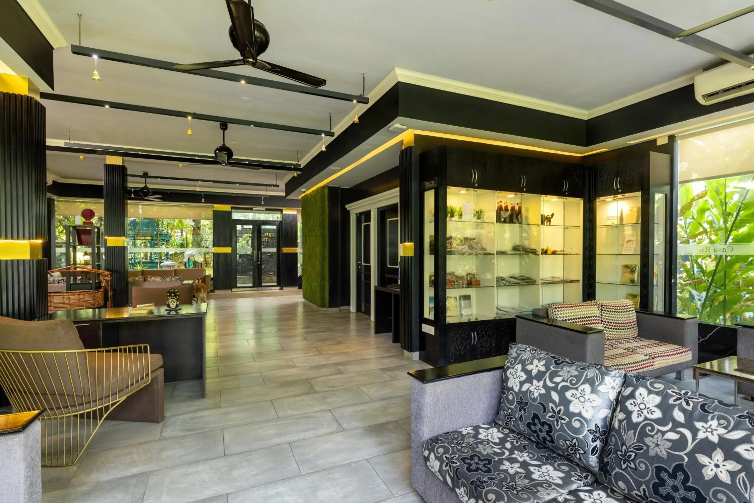 Lobby or reception in Casa Rio Resorts Athirappilly Lobby or reception in Casa Rio Resorts Athirappilly