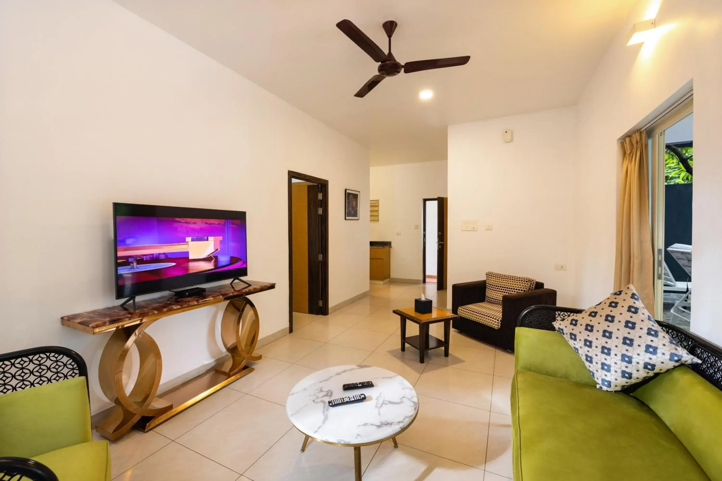 Living room in Casa Rio Resorts Athirappilly Living room in Casa Rio Resorts Athirappilly