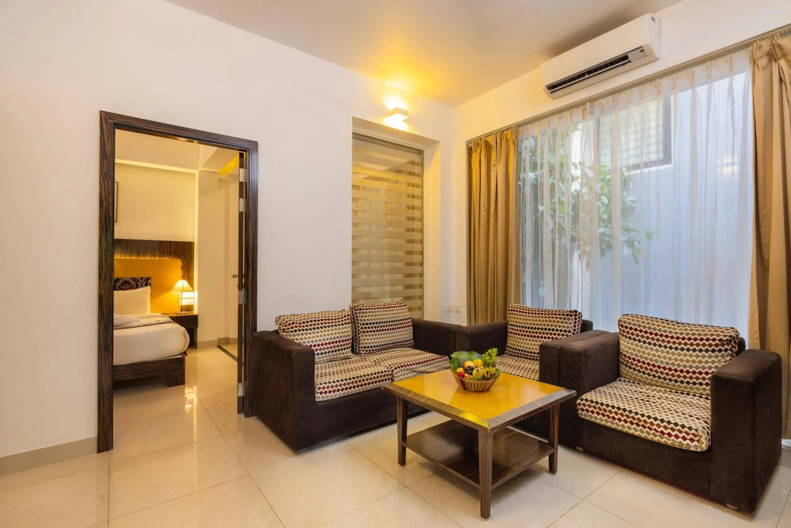 Living room, Bed in Casa Rio Resorts Athirappilly Living room, Bed in Casa Rio Resorts Athirappilly