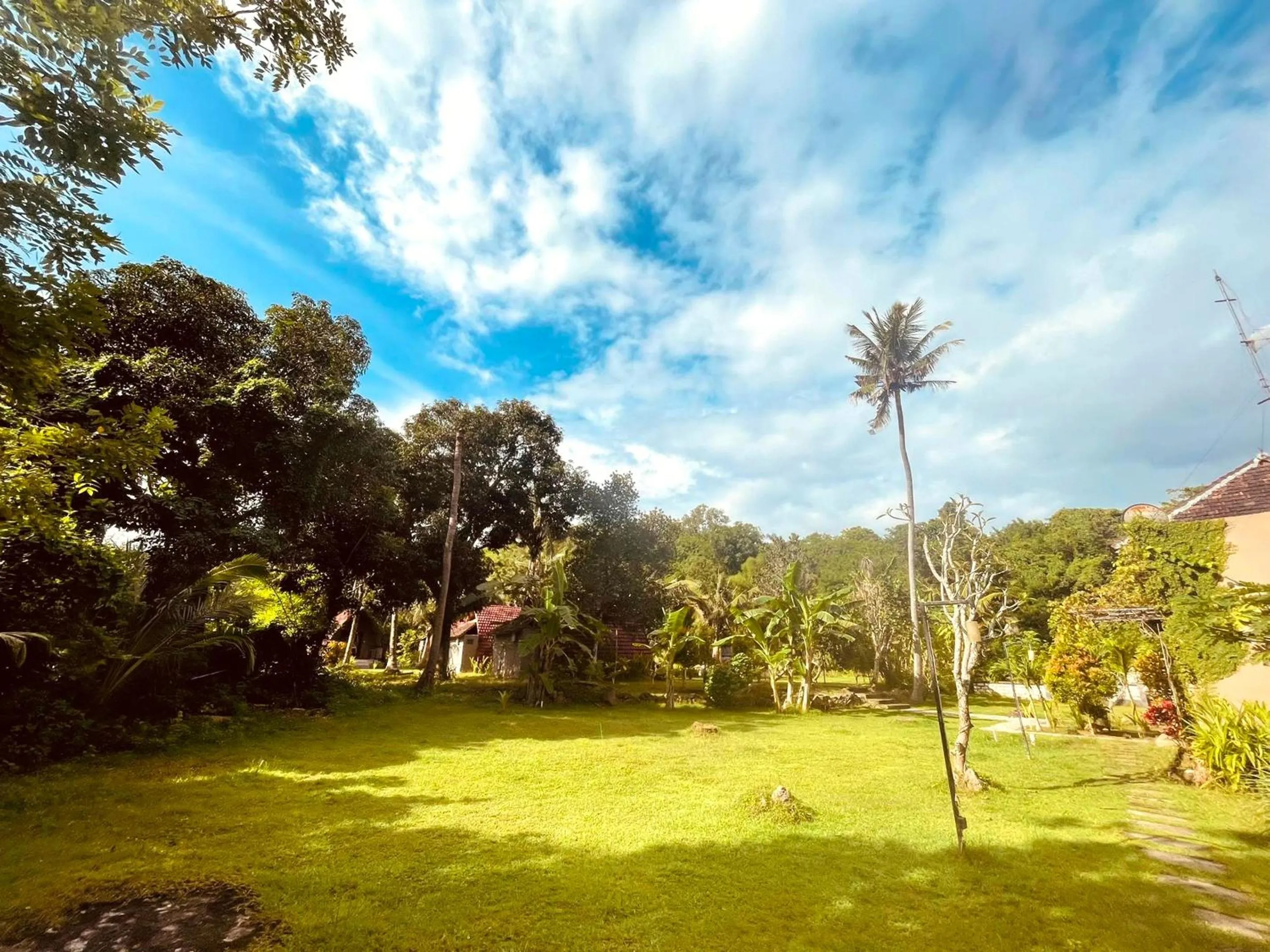 Garden view in Apit Lawang Villas & Resto