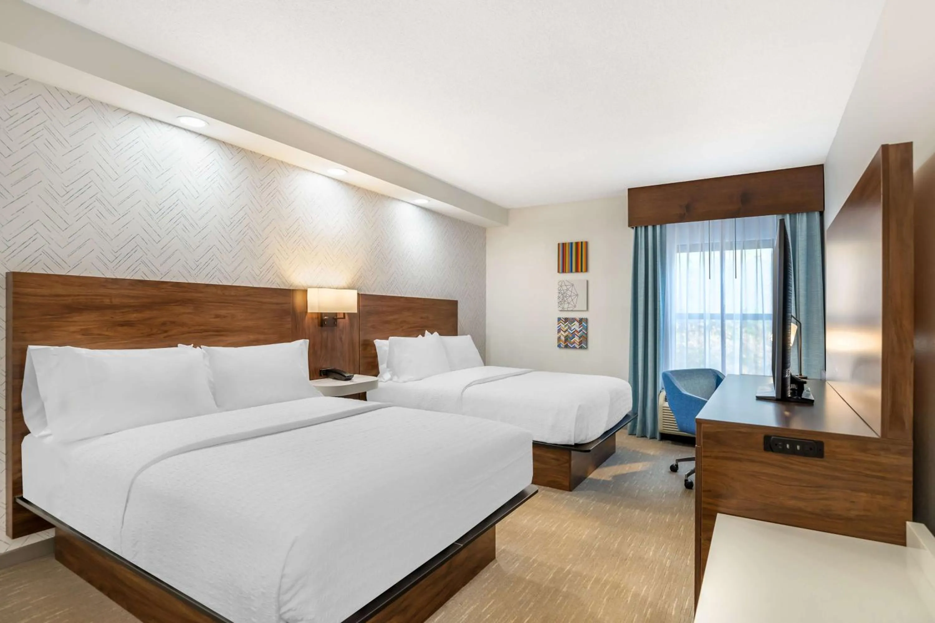 Bed in Hampton Inn Petersburg-Fort Lee