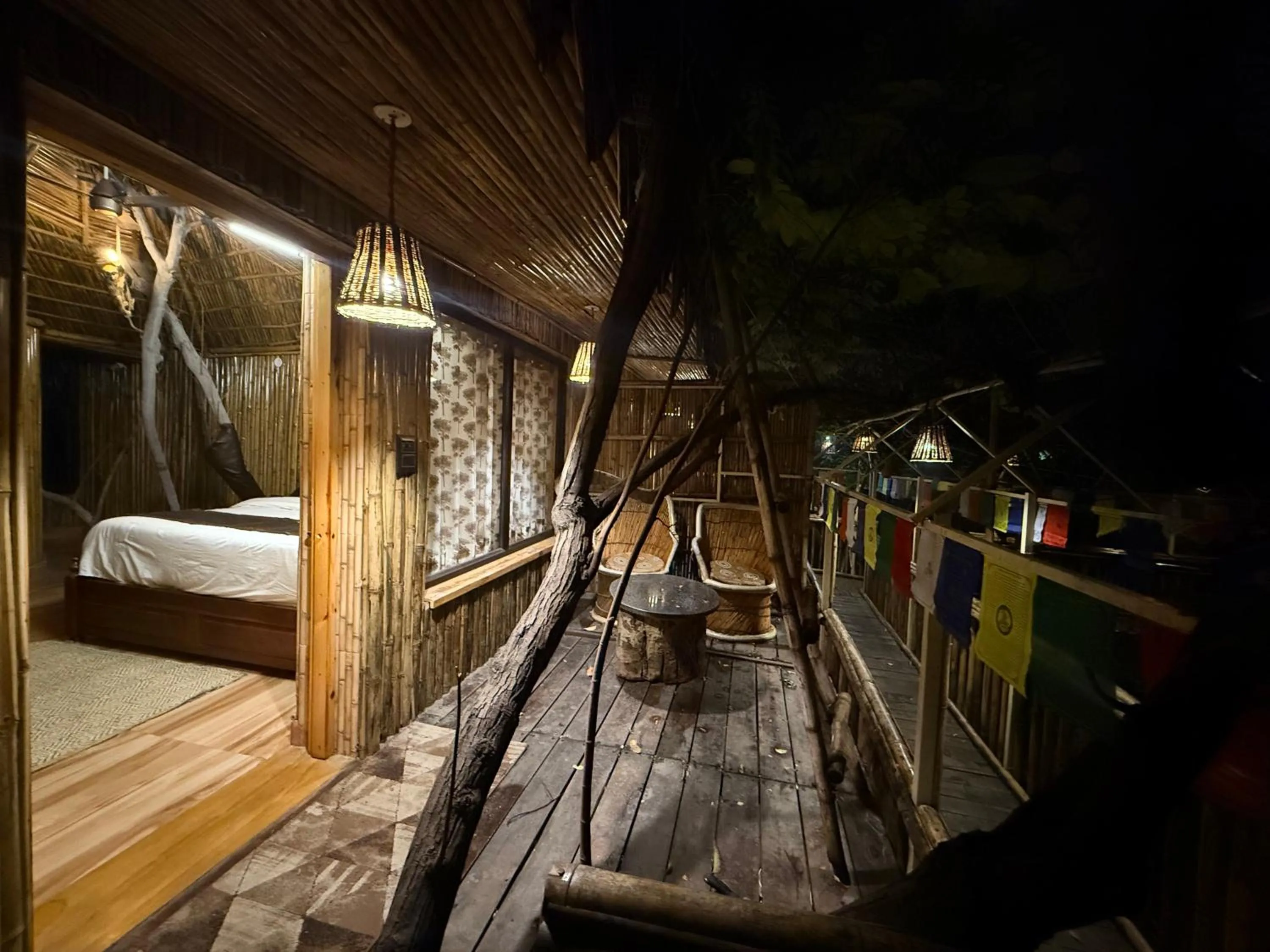 Bed in Hotel Green Heaven Resort