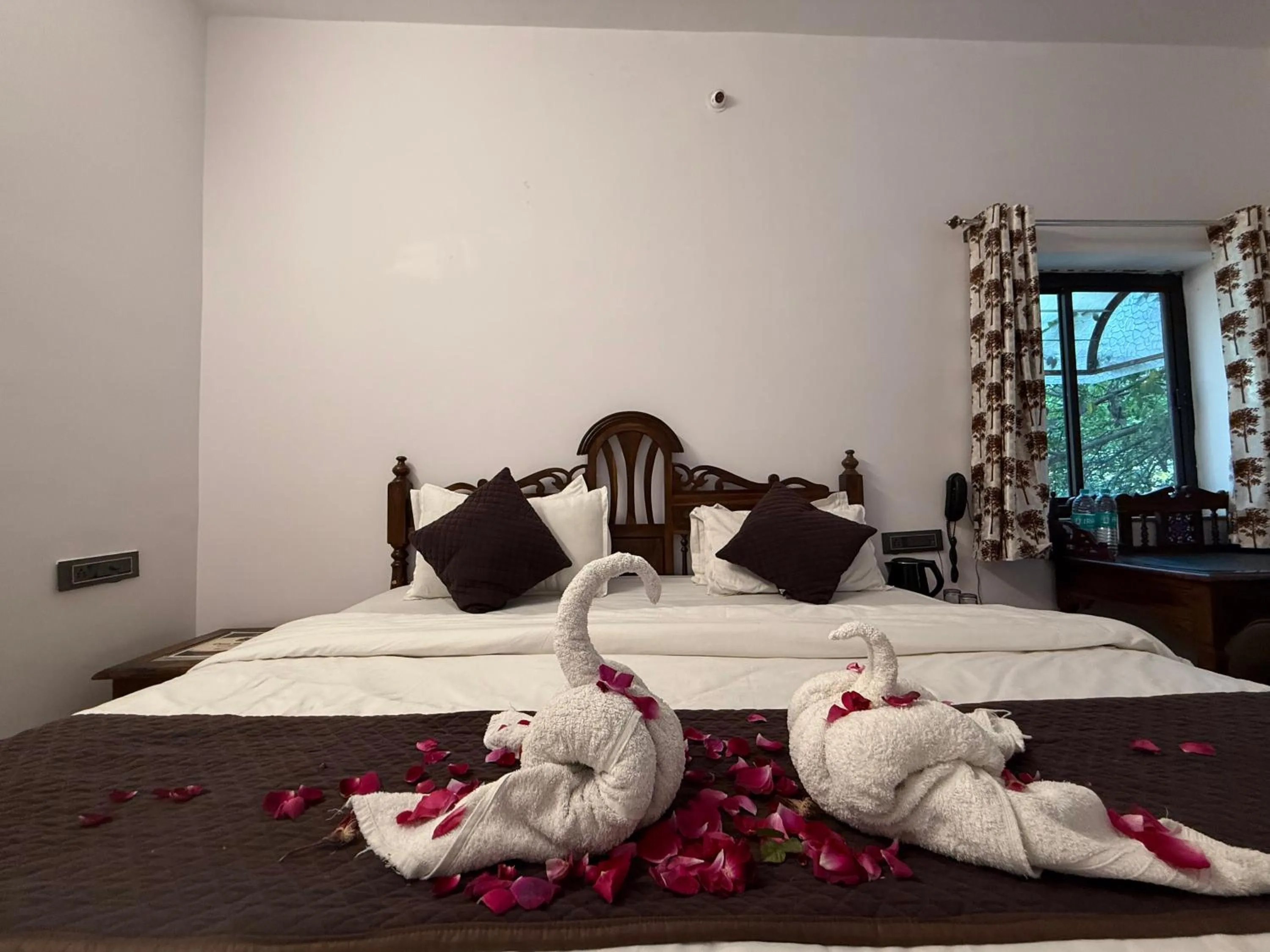 Bed in Hotel Green Heaven Resort