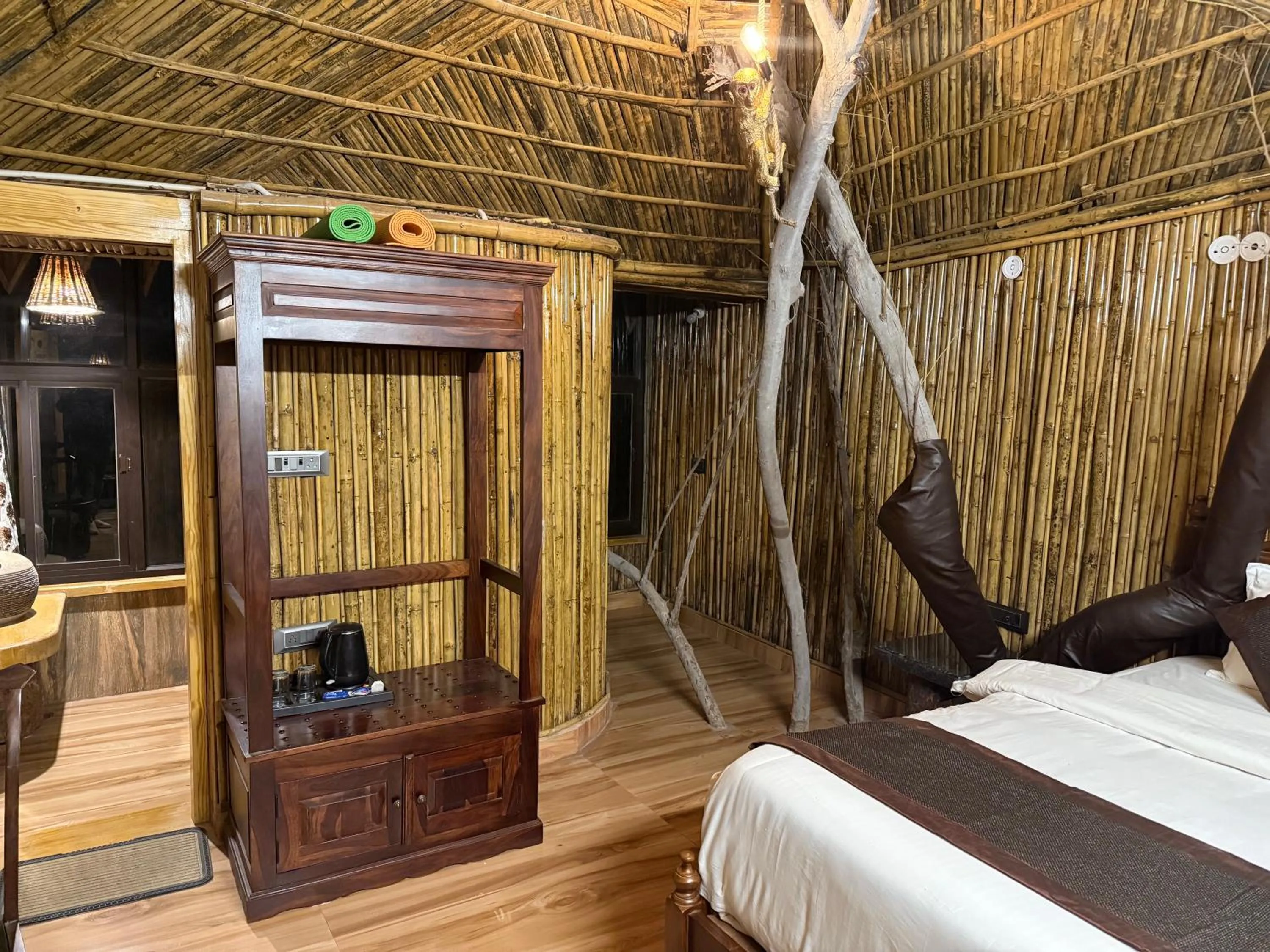 Bed in Hotel Green Heaven Resort