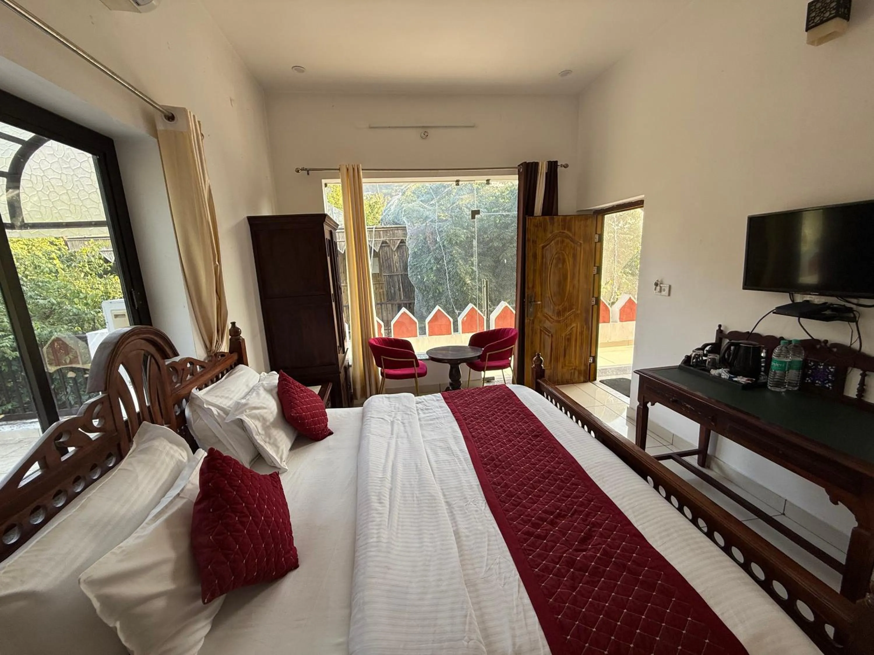 Bed in Hotel Green Heaven Resort