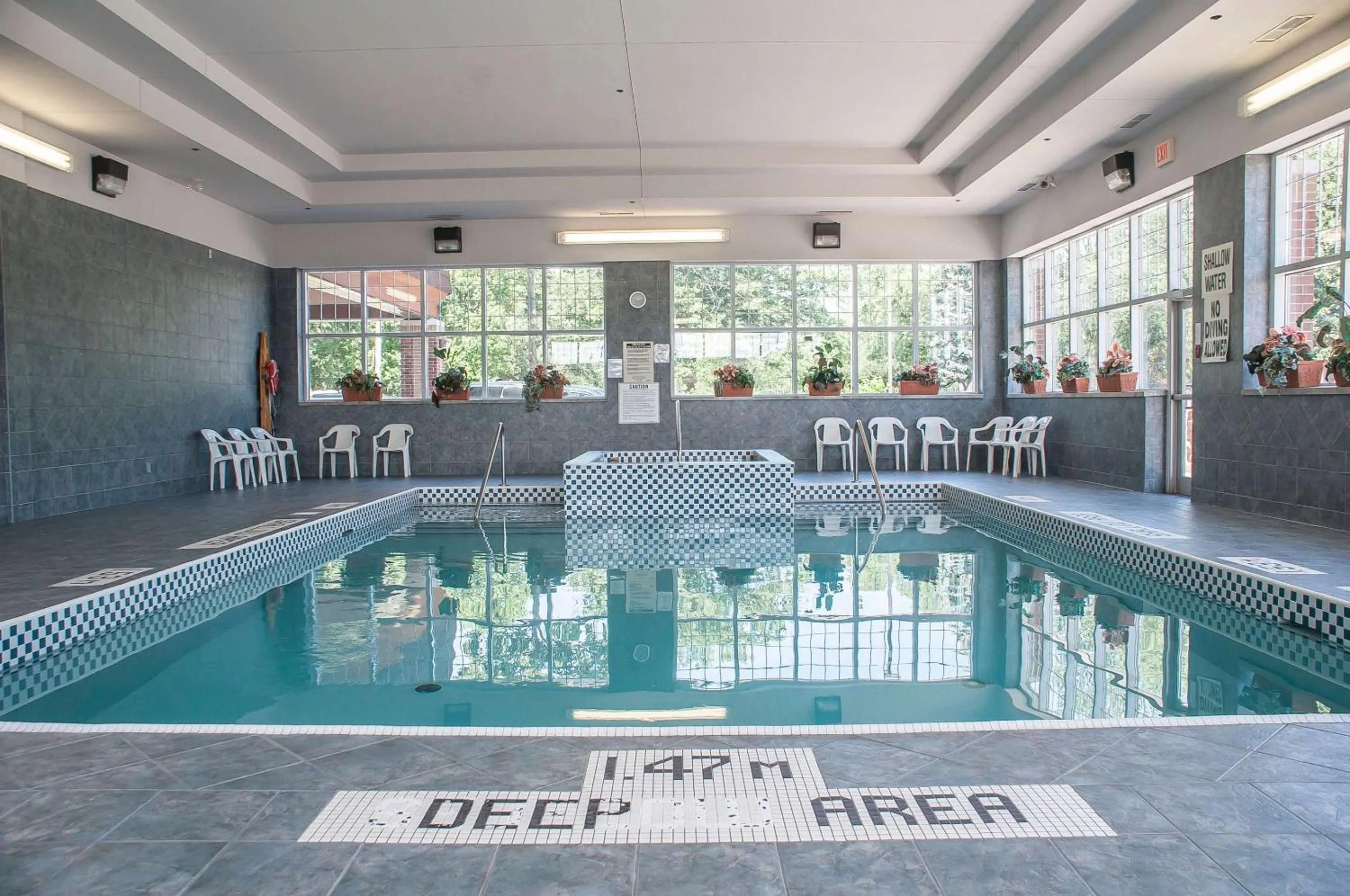 Swimming pool in Comfort Inn Lundy's Lane