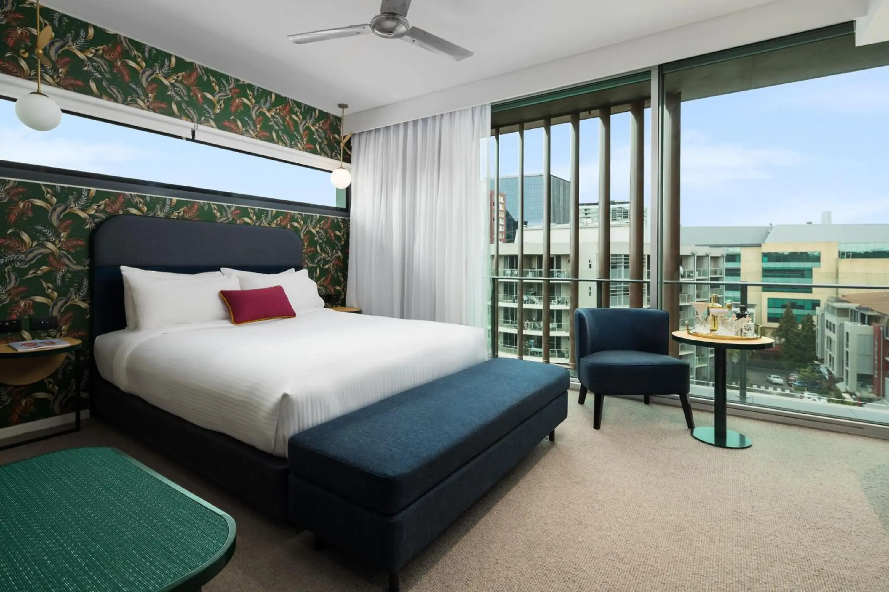 Photo of the whole room, Bed in Ovolo Brisbane Fortitude Valley, a Wyndham Hotel Photo of the whole room, Bed in Ovolo Brisbane Fortitude Valley, a Wyndham Hotel