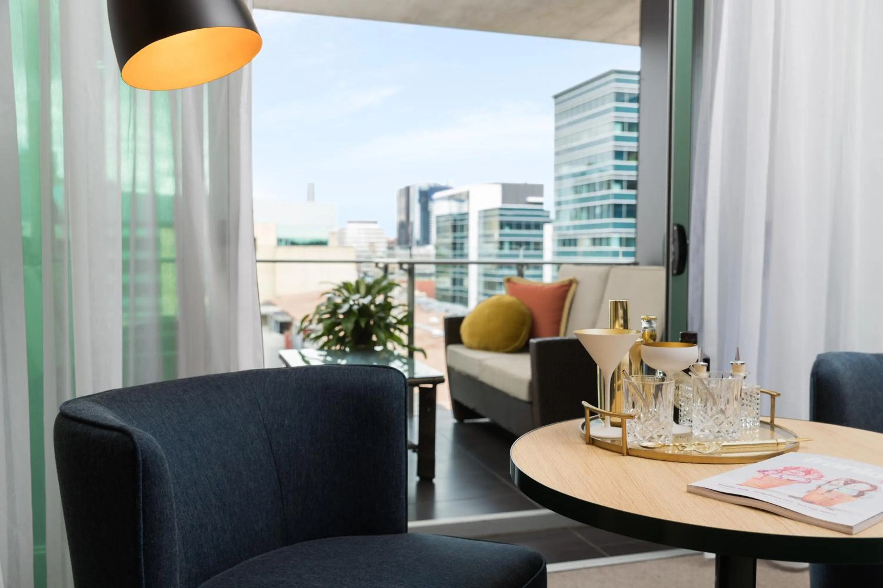 Balcony/Terrace in Ovolo Brisbane Fortitude Valley, a Wyndham Hotel