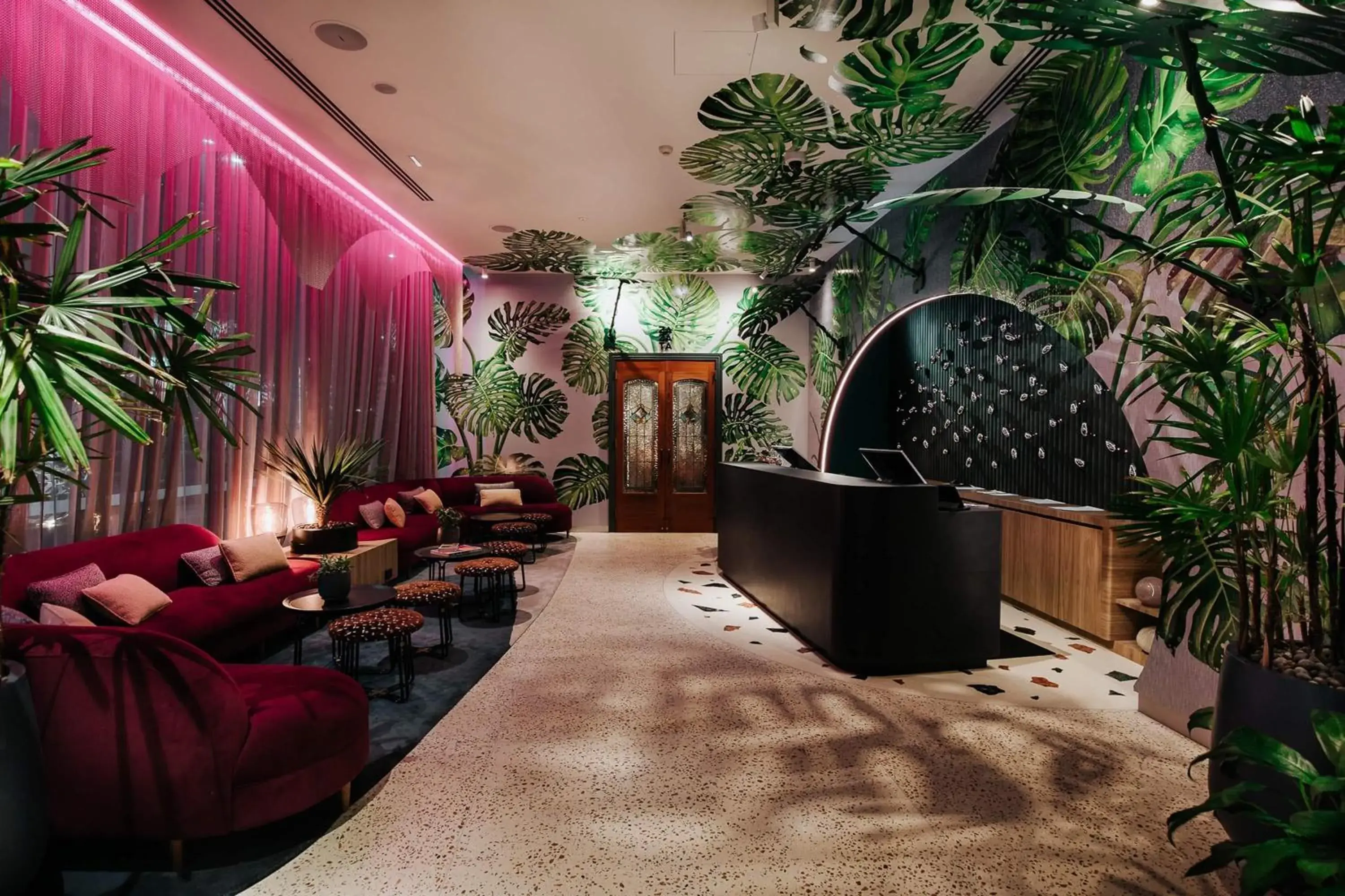 Lobby or reception in Ovolo Brisbane Fortitude Valley, a Wyndham Hotel Lobby or reception in Ovolo Brisbane Fortitude Valley, a Wyndham Hotel