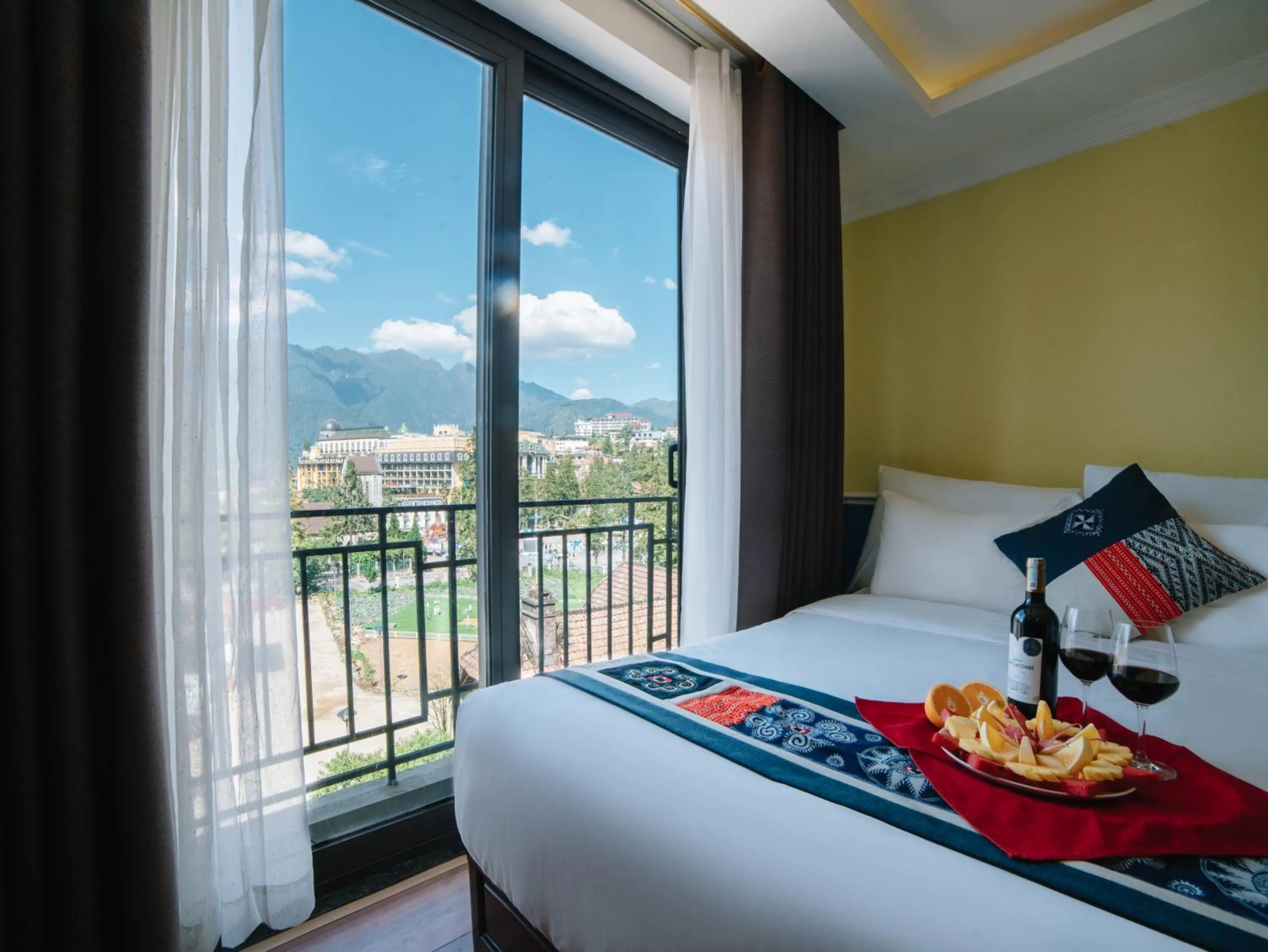 Bed in Ladybird Boutique Hotel