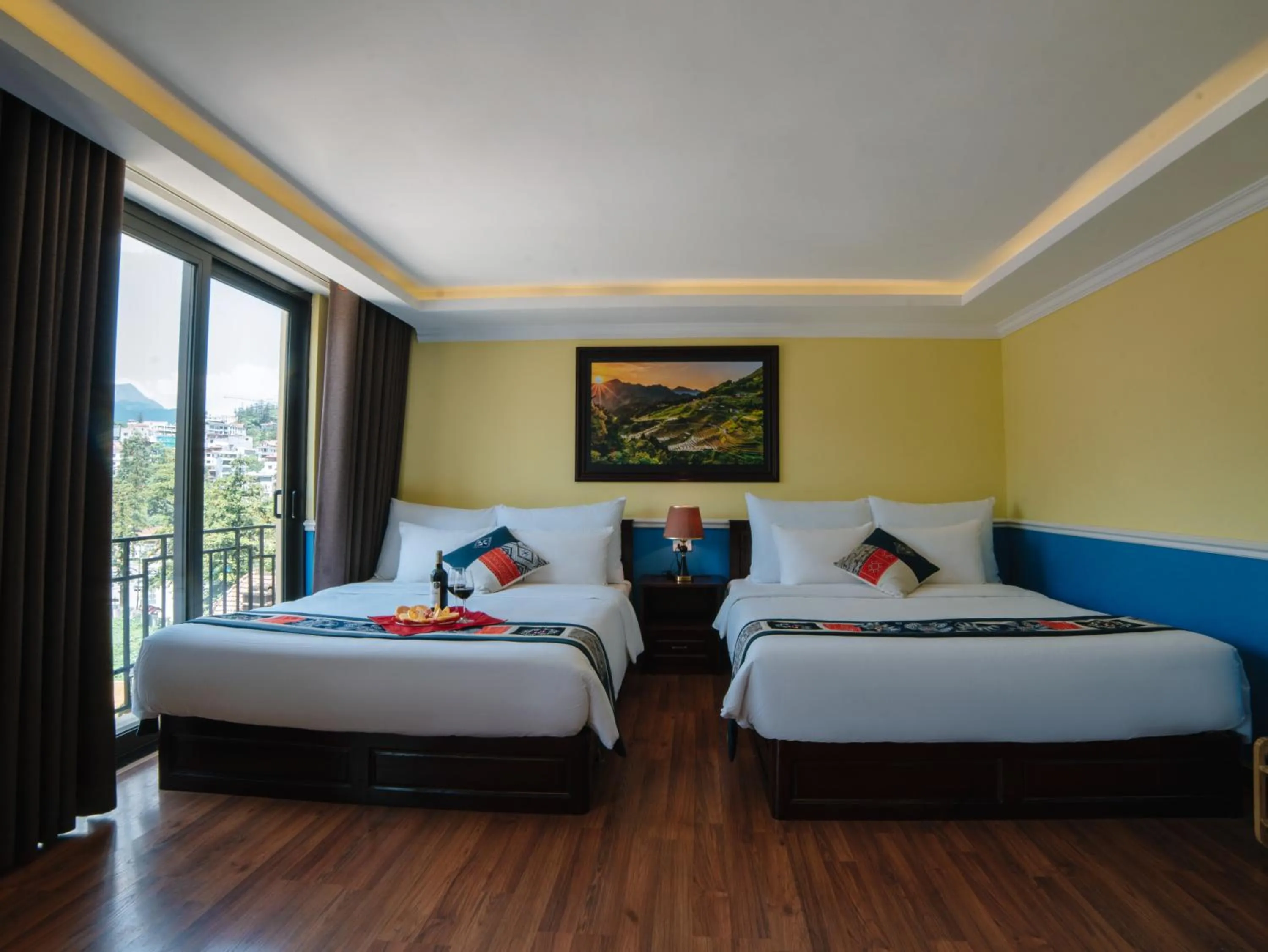 Bed in Ladybird Boutique Hotel