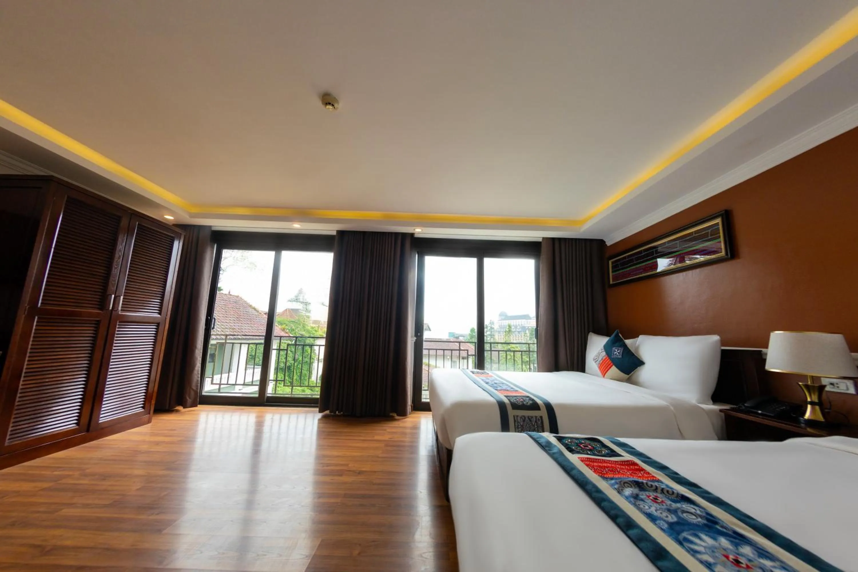 Bed in Ladybird Boutique Hotel