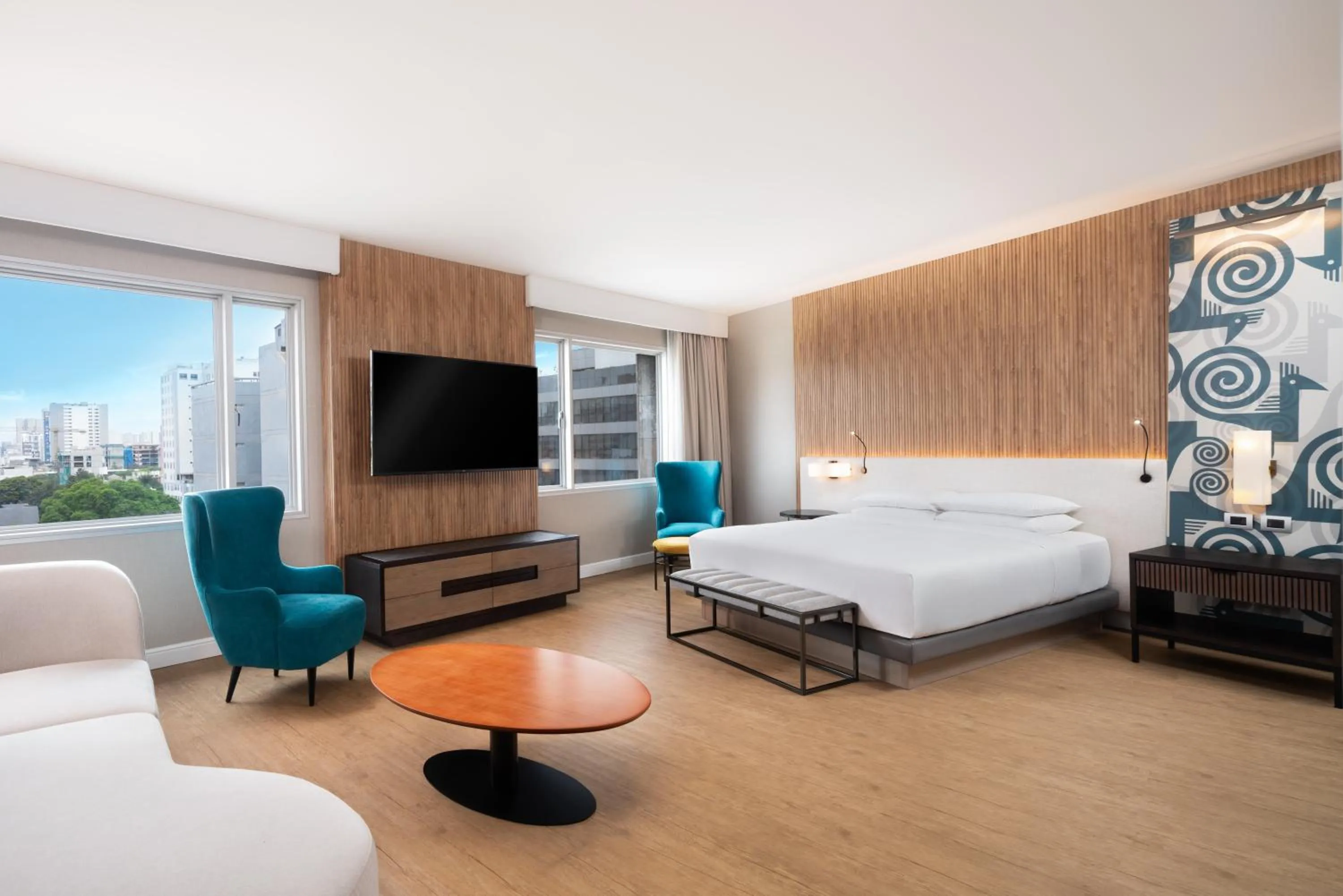 Bed in Hyatt Centric San Isidro Lima