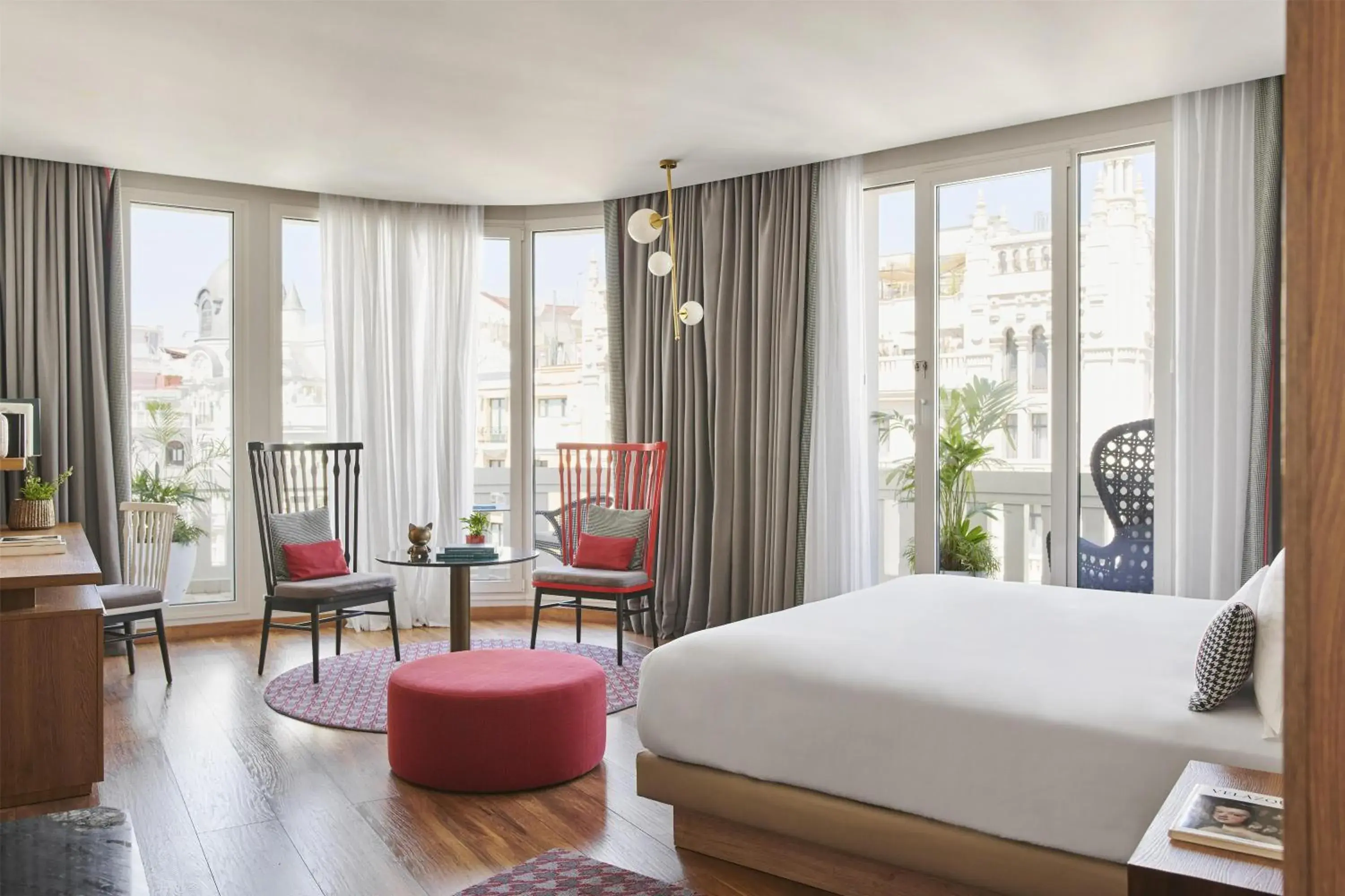 Photo of the whole room, Bed in Hyatt Centric Gran Via Madrid Photo of the whole room, Bed in Hyatt Centric Gran Via Madrid