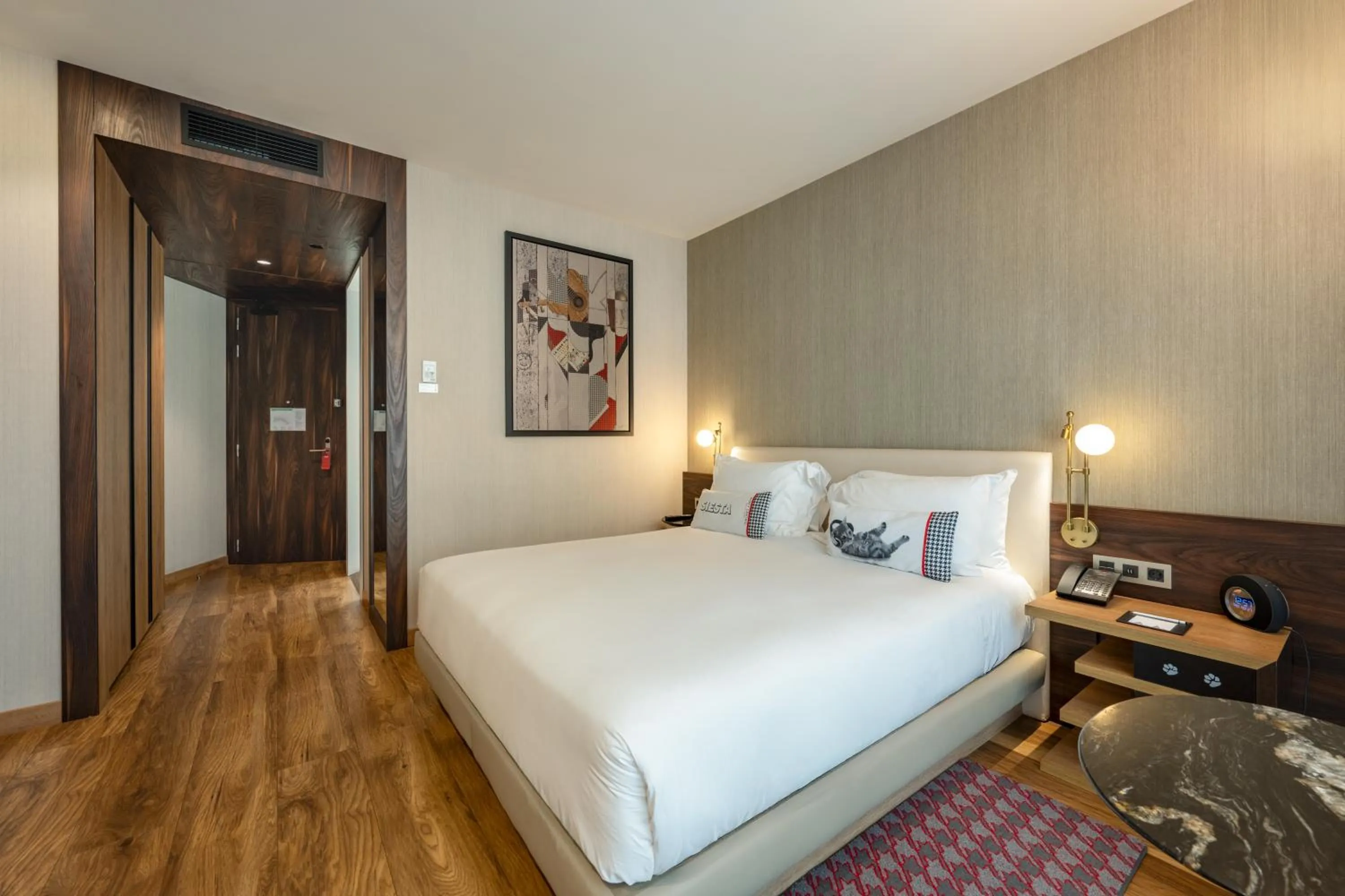 Bed in Hyatt Centric Gran Via Madrid