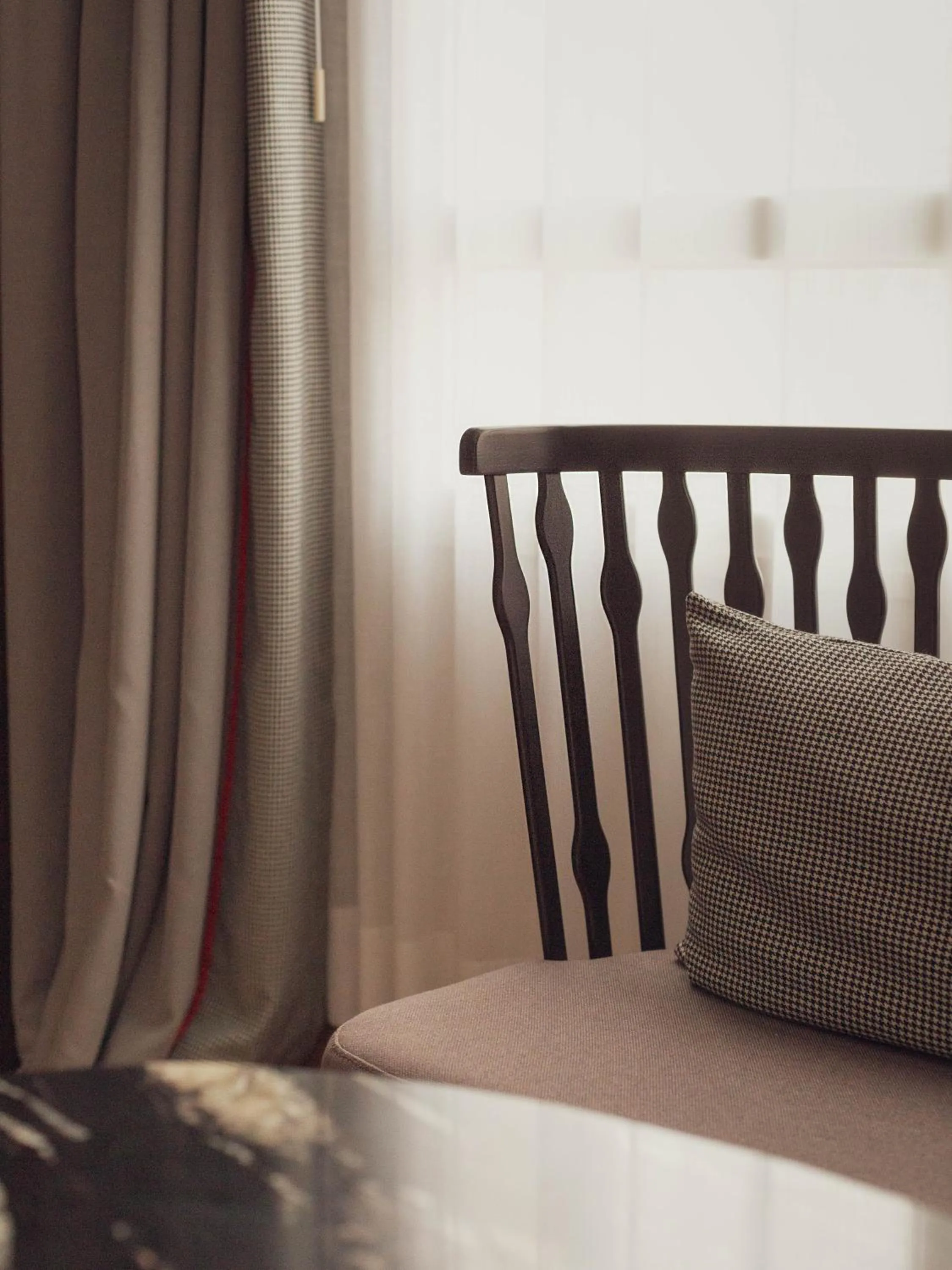 Decorative detail, Bed in Hyatt Centric Gran Via Madrid