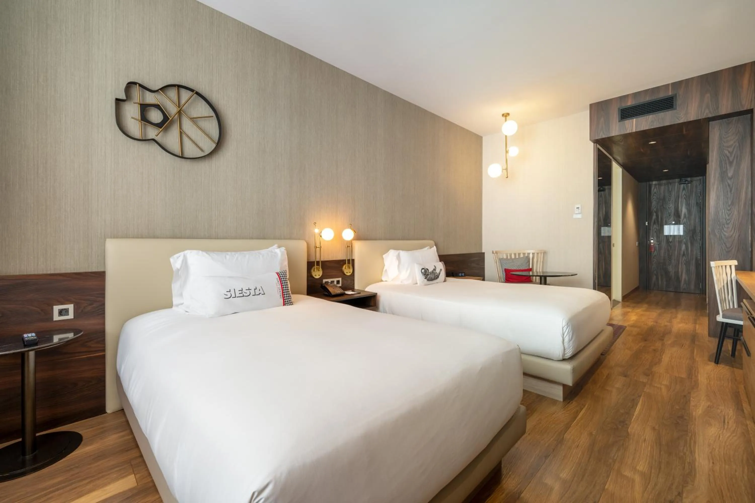 Bed in Hyatt Centric Gran Via Madrid