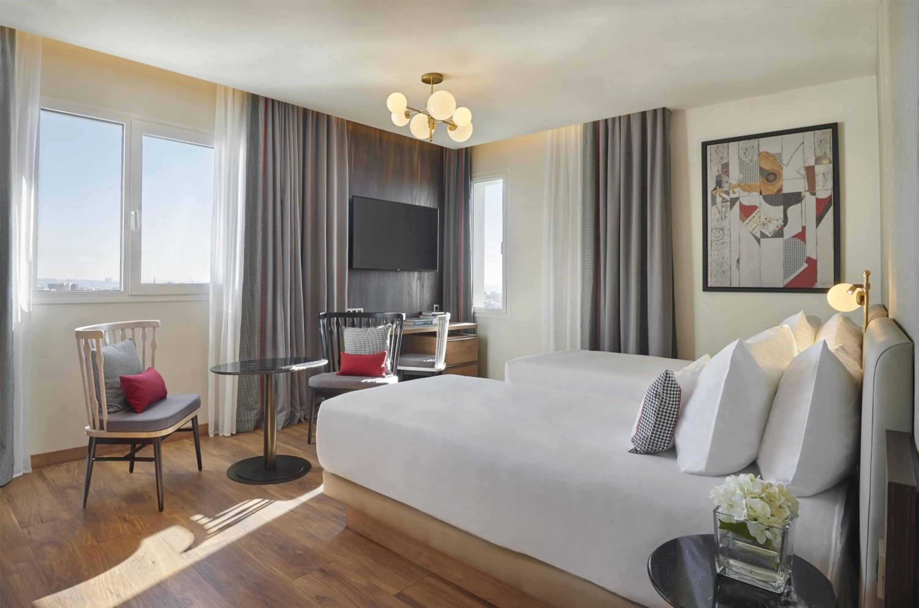 Bed in Hyatt Centric Gran Via Madrid