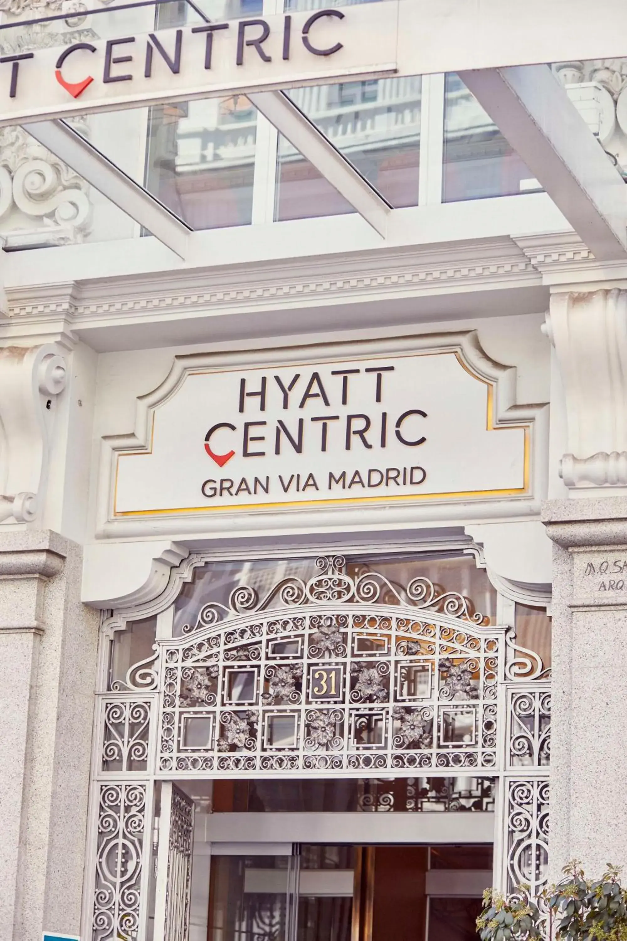 Property building in Hyatt Centric Gran Via Madrid Property building in Hyatt Centric Gran Via Madrid