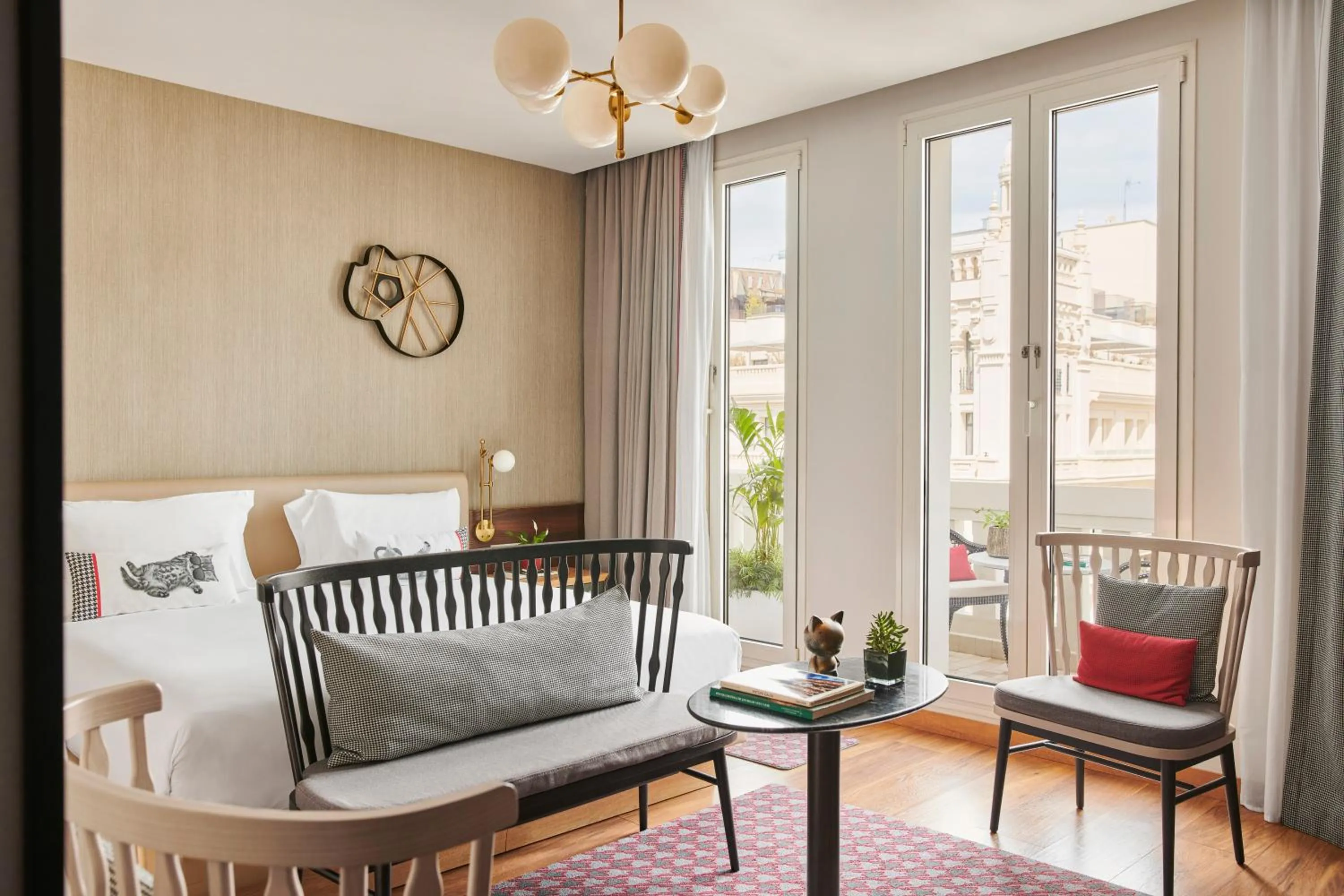 Bed in Hyatt Centric Gran Via Madrid