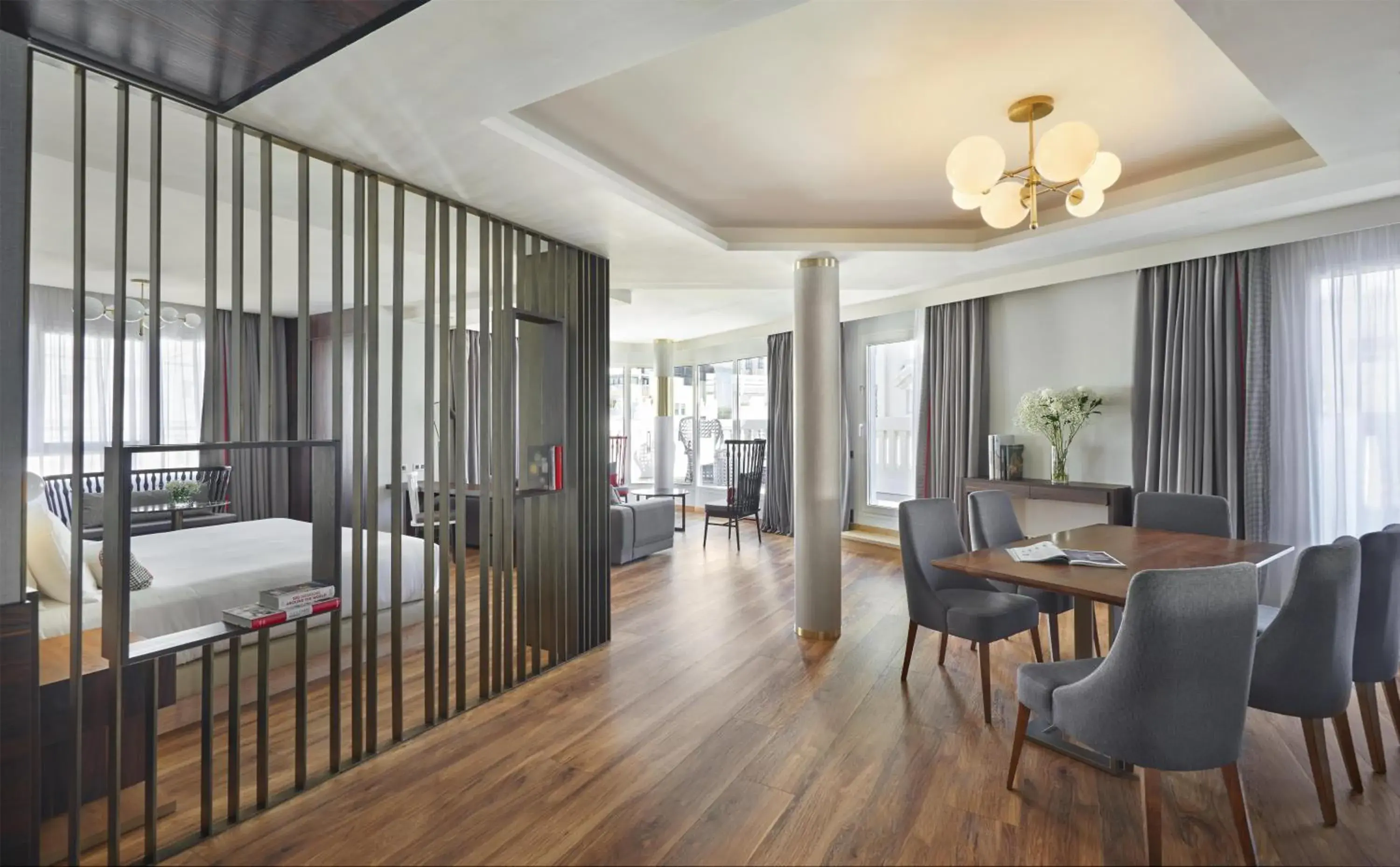 Photo of the whole room, Bed in Hyatt Centric Gran Via Madrid Photo of the whole room, Bed in Hyatt Centric Gran Via Madrid