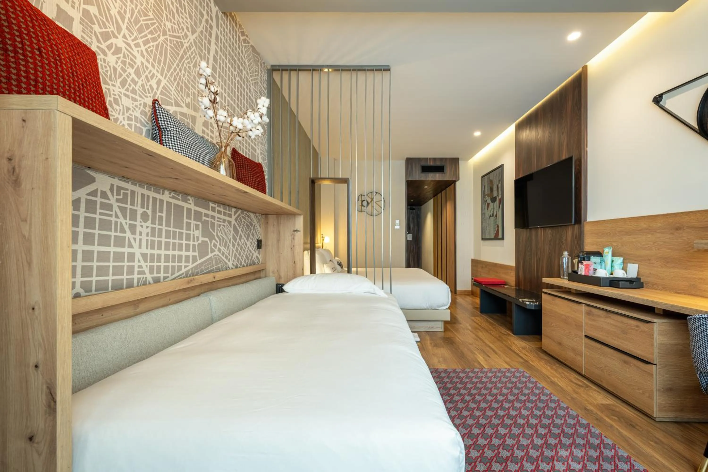 Bed in Hyatt Centric Gran Via Madrid