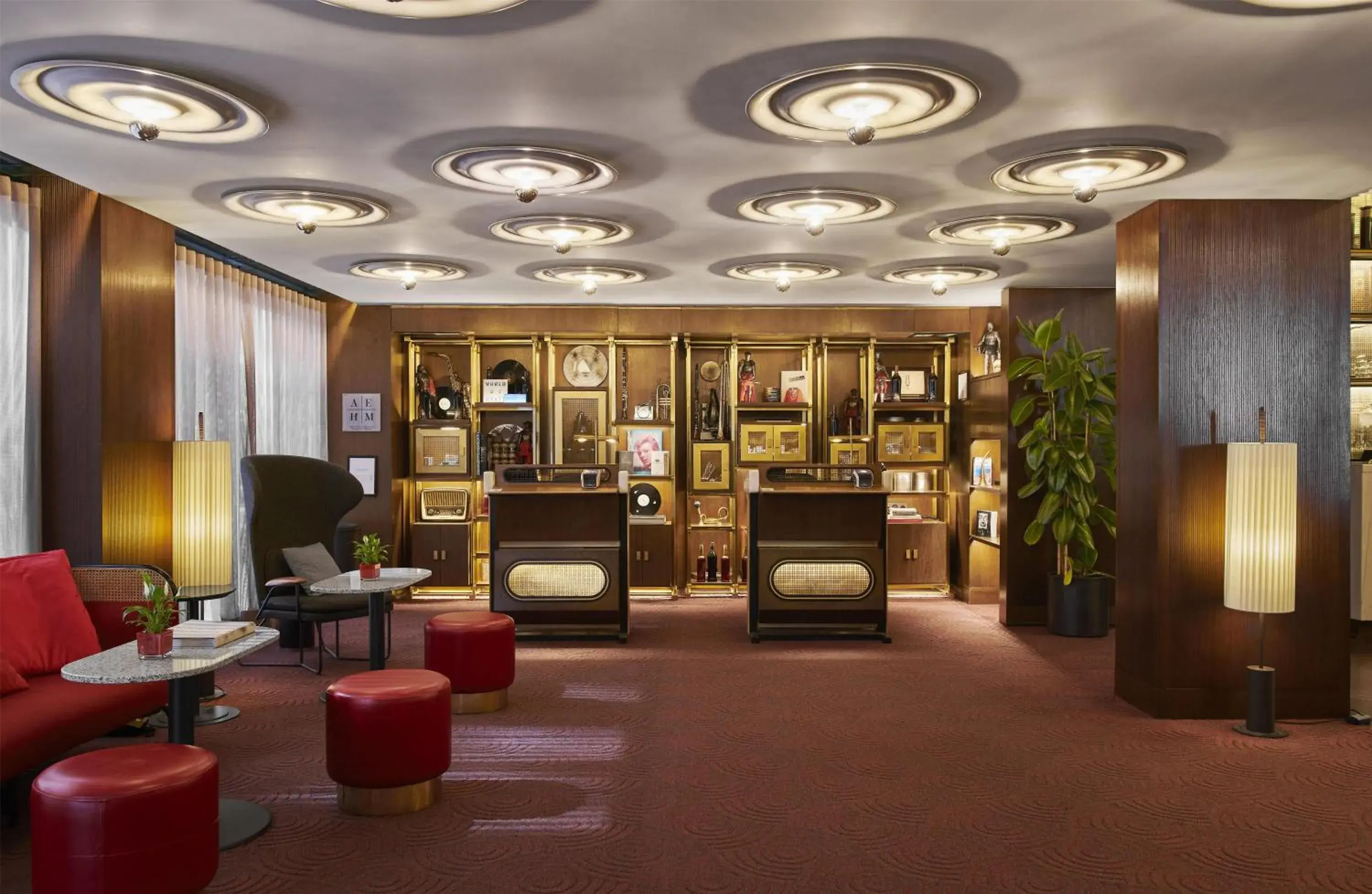 Lobby or reception in Hyatt Centric Gran Via Madrid Lobby or reception in Hyatt Centric Gran Via Madrid